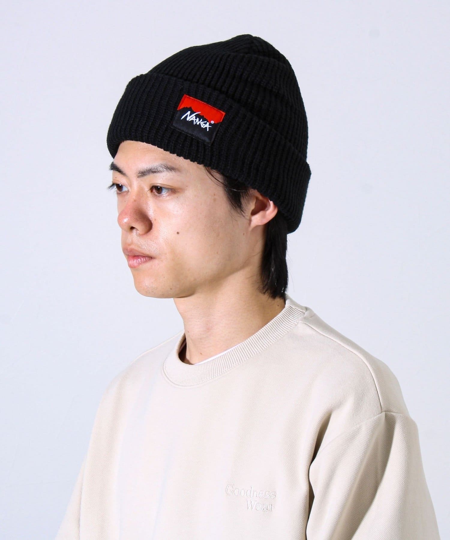 FREDY & GLOSTER(フレディ アンド グロスター) 【NANGA/ナンガ】ボックスロゴ バルキービーニー