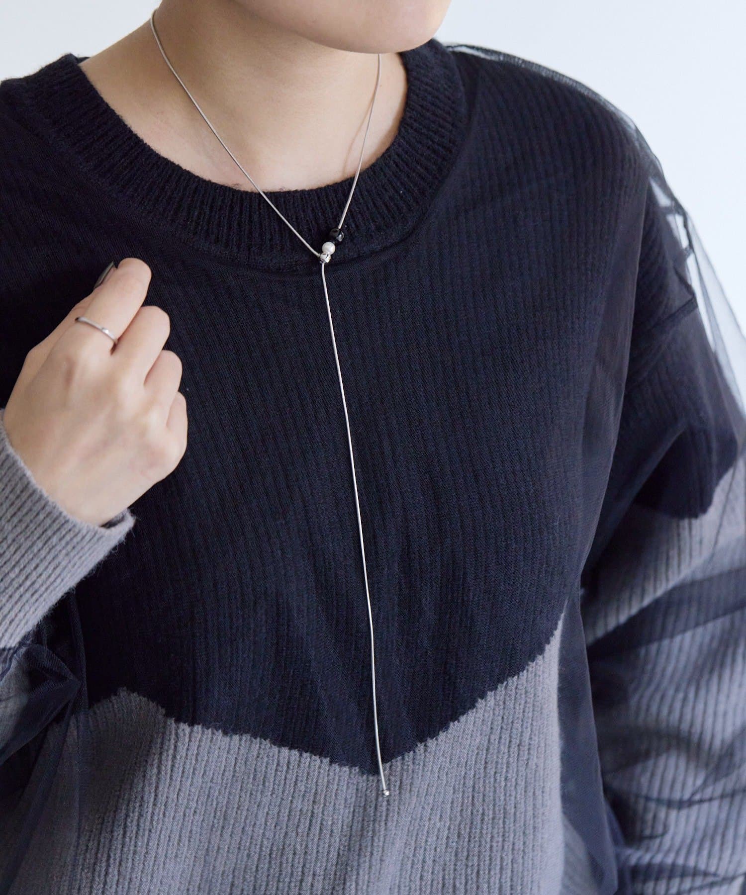 ear PAPILLONNER(イア パピヨネ) デコパスライドネックレス