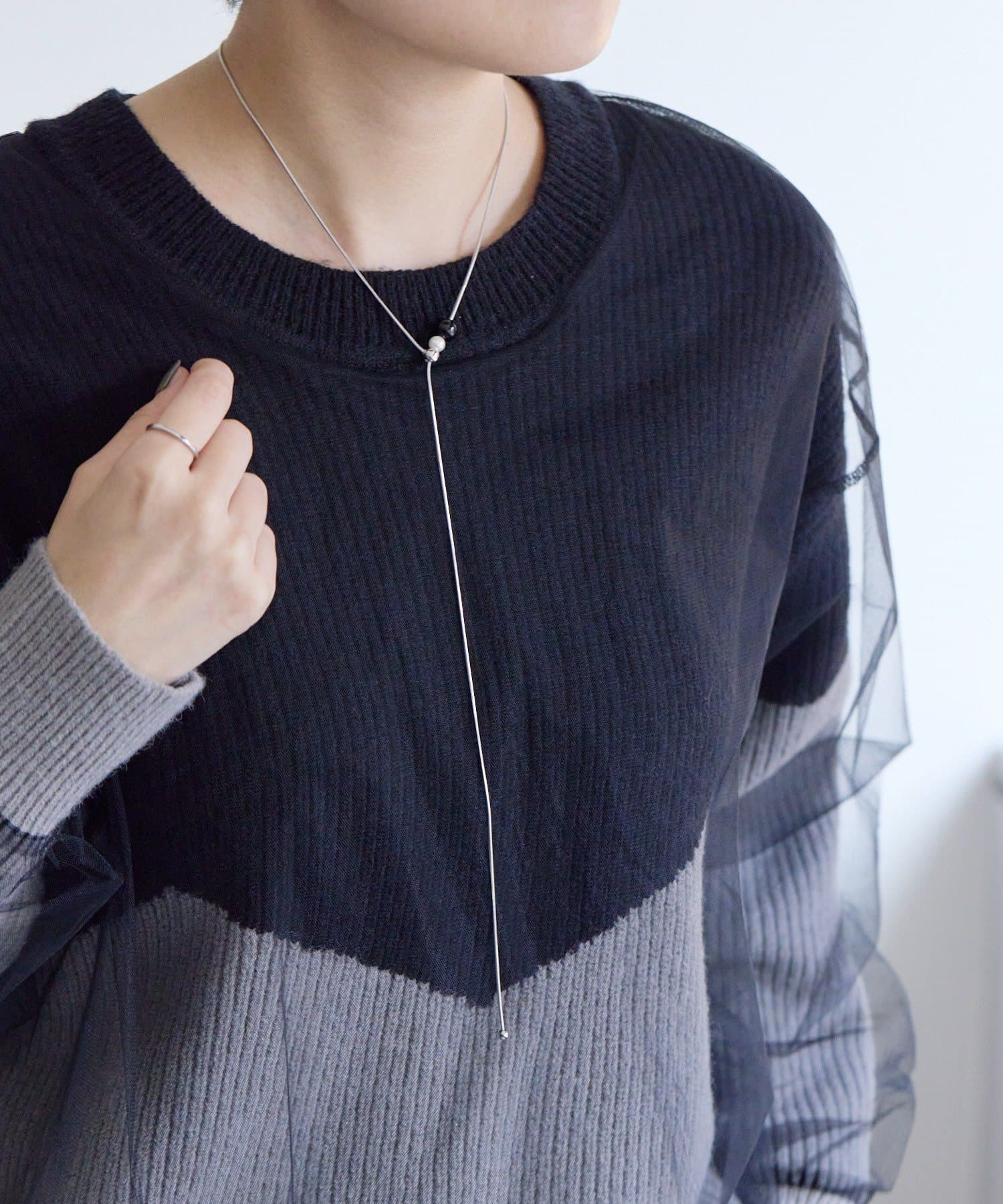 ear PAPILLONNER(イア パピヨネ) デコパスライドネックレス