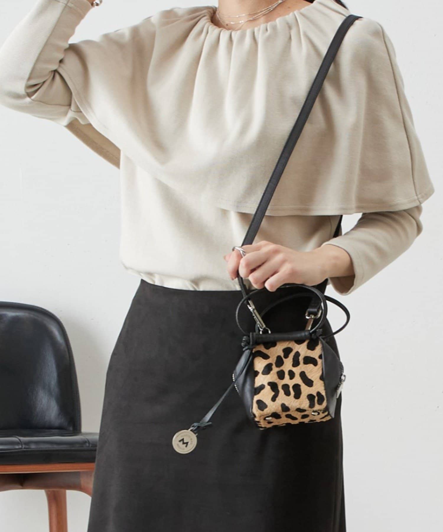 BEARDSLEY(ビアズリー) 《MARCO MASI》ミニショルダーバッグ（レオパード）