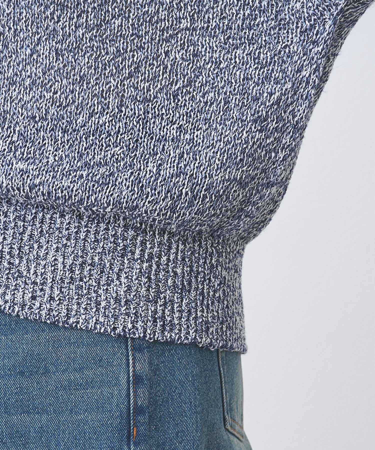 RIVE DROITE(リヴドロワ) 予約【ワンショルやオフショルにも！】ペーパーMIXニット