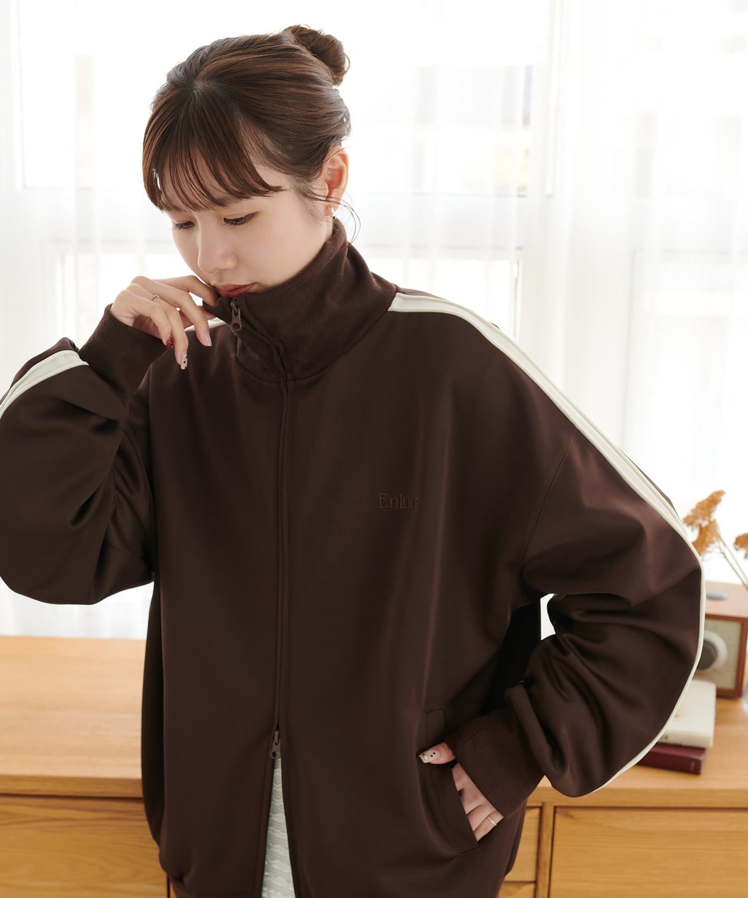 DISCOAT(ディスコート) 【Enlude/ユニセックス】ラインイリトラックトップ