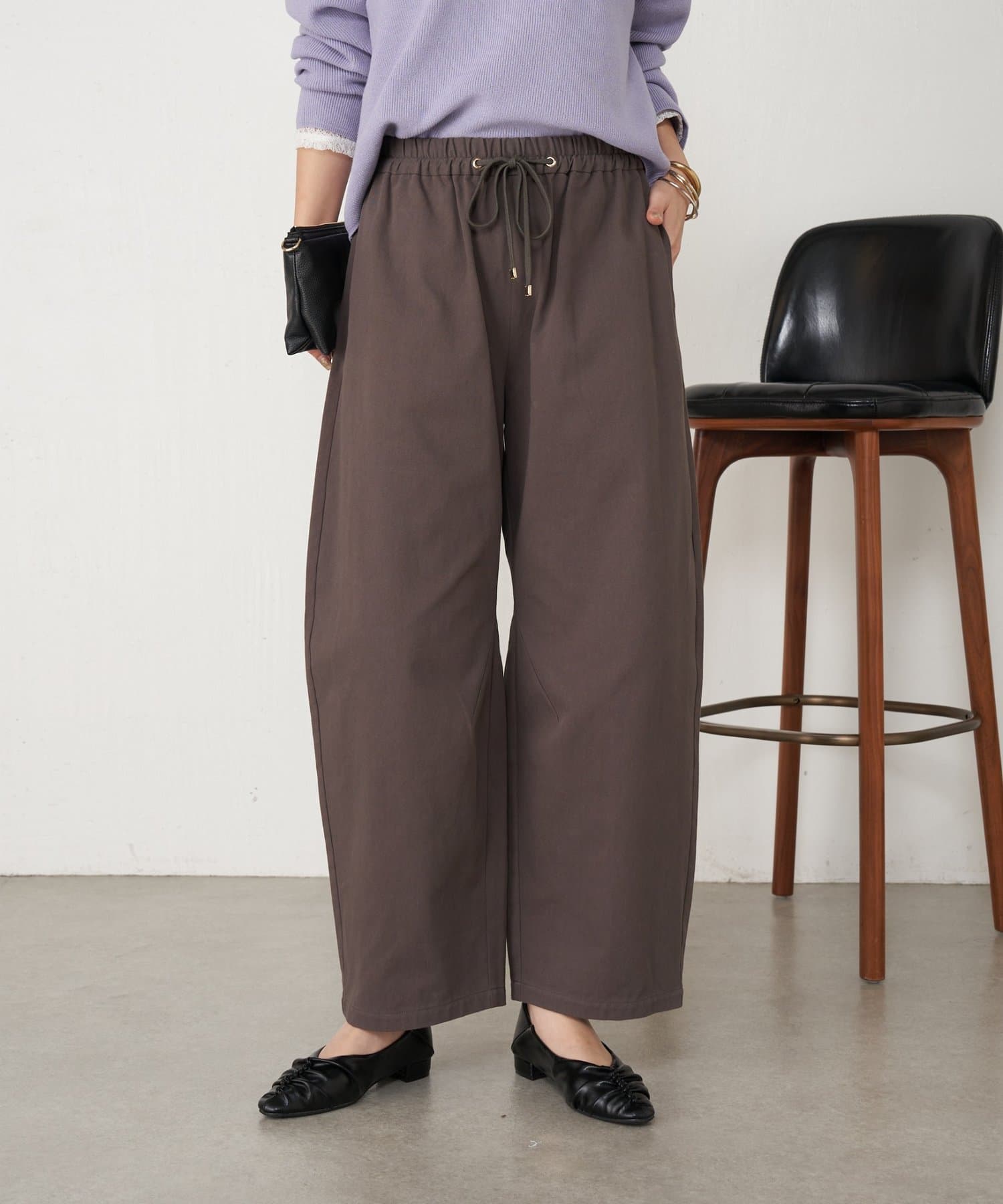 Jena　espace merveilleux(ジェナ　エスパスメルヴェイユ) 【ラクして美脚】メンカーブイージーパンツ