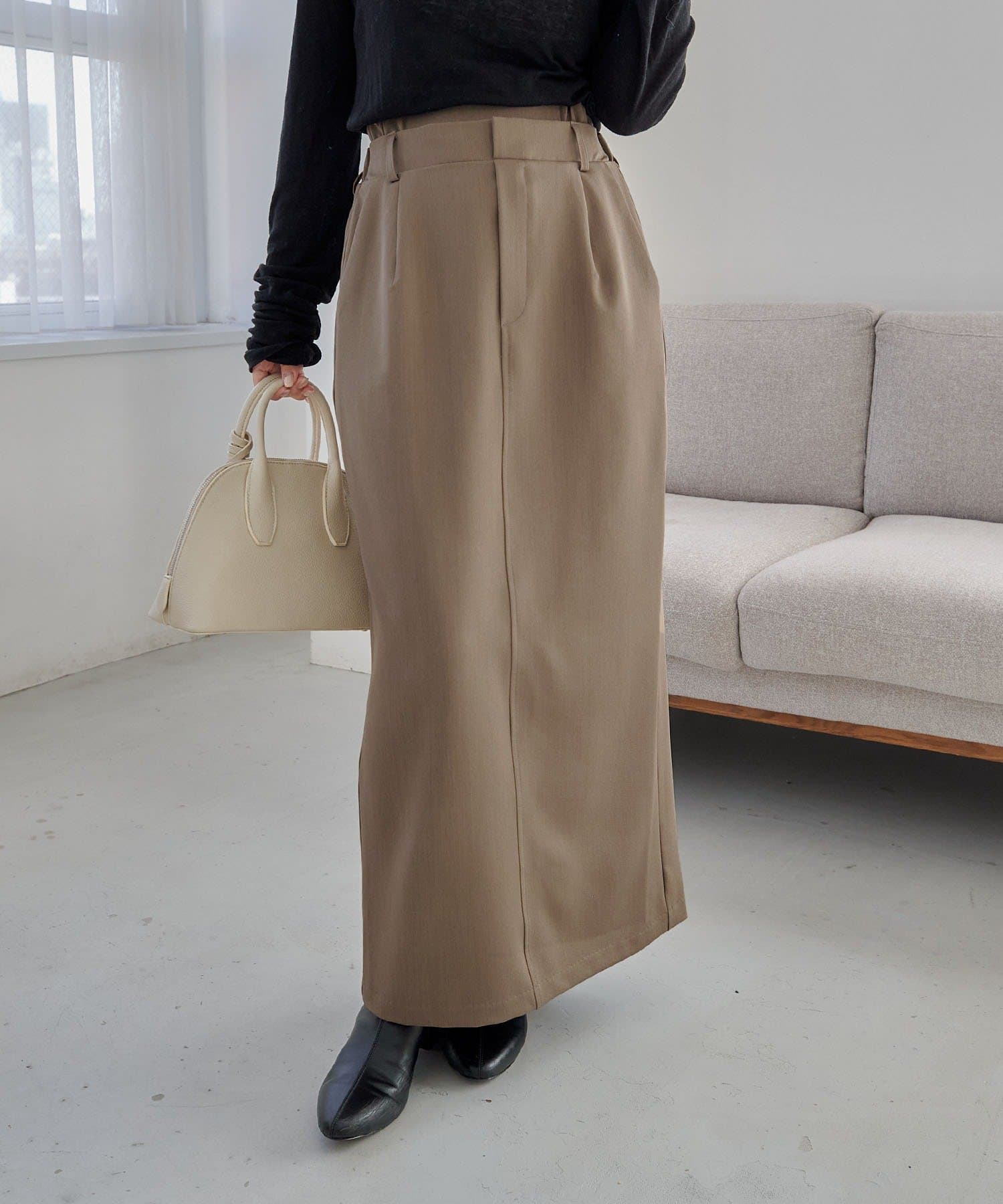 CAPRICIEUX LE'MAGE(カプリシュレマージュ) 【低身長サイズあり】Wウエストスカート