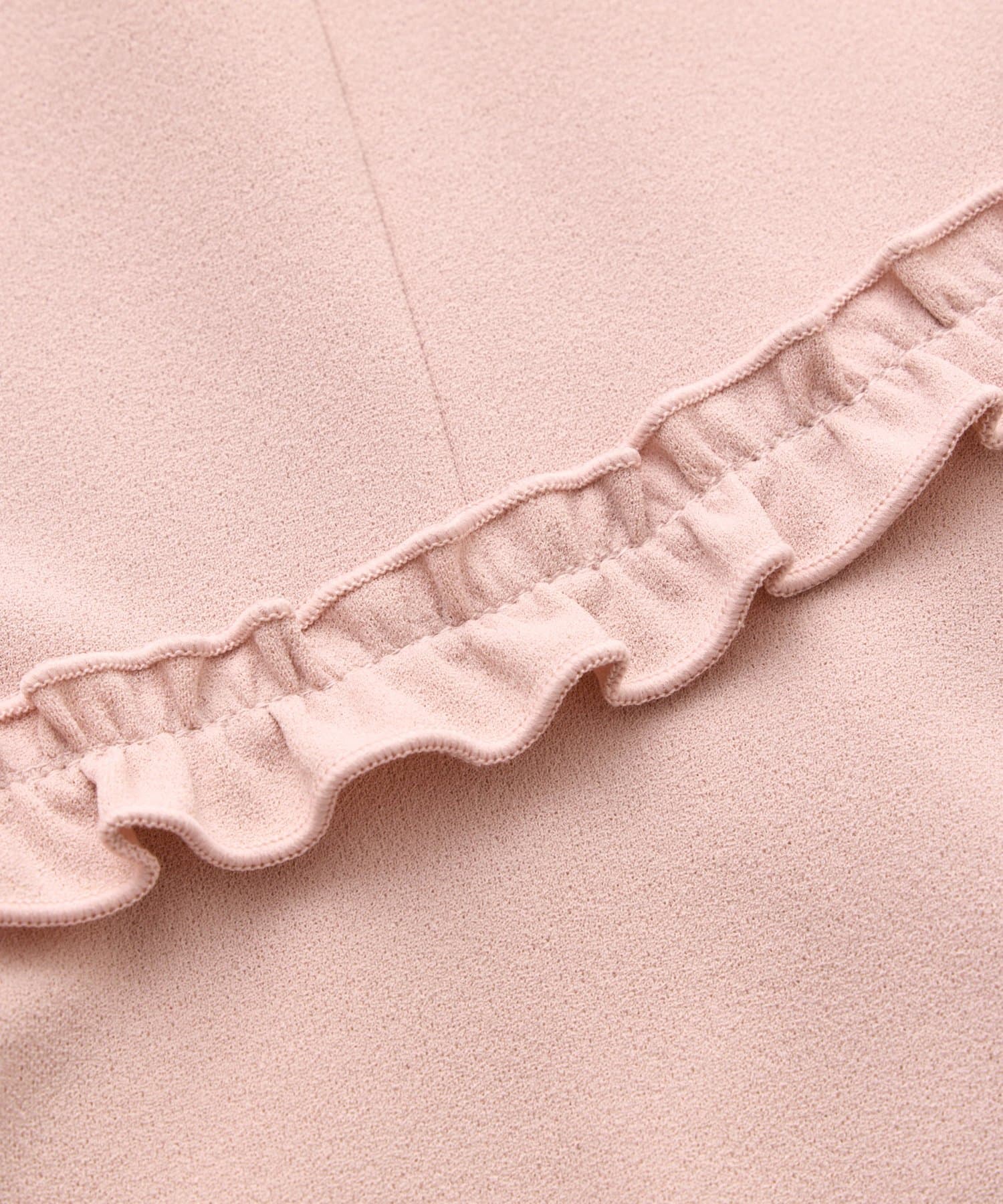 La boutique BonBon(ラブティックボンボン) 【美シルエット】アシメラッフルジャージマーメイドスカート