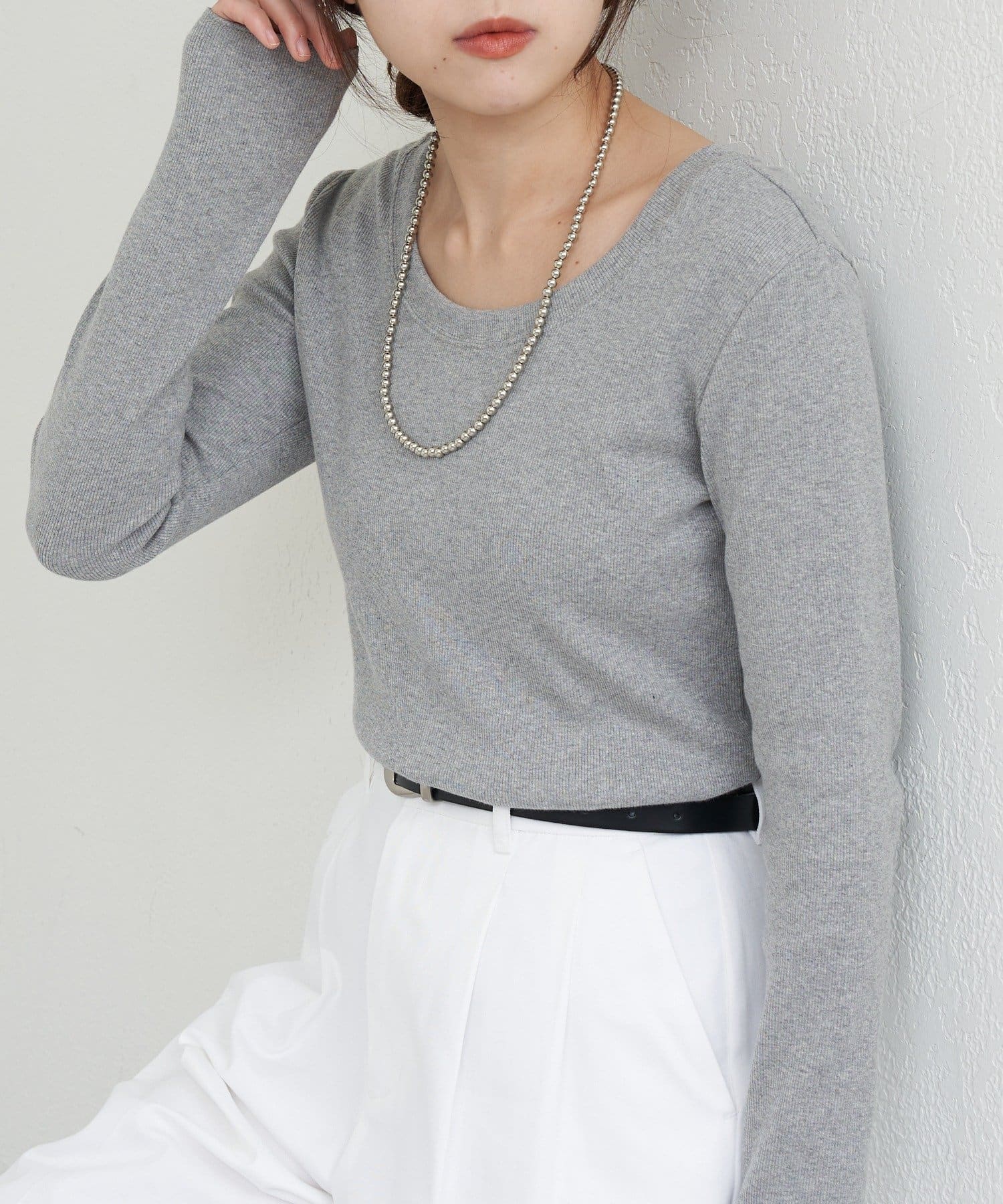 SHENERY(シーナリー) 【26SS予約】ベアテレコロングスリーブカットソー