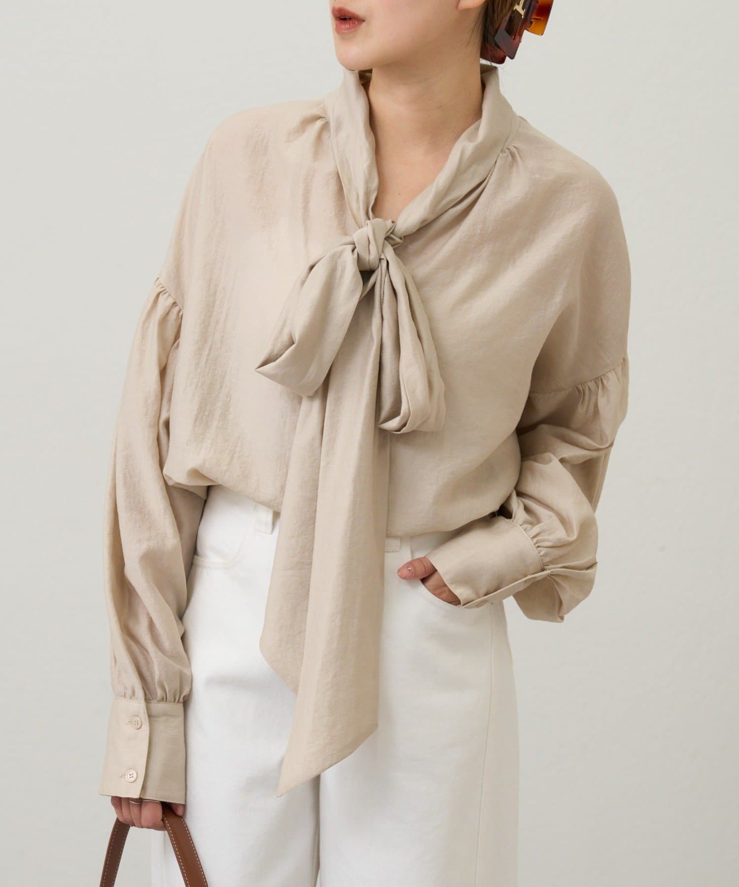 SHENERY(シーナリー) 【26SS予約】ボウタイブラウス