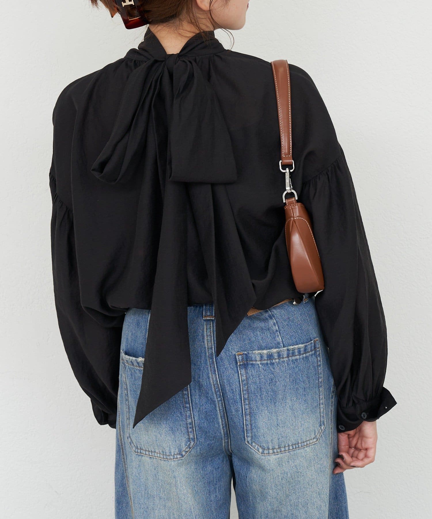 SHENERY(シーナリー) 【26SS予約】ボウタイブラウス