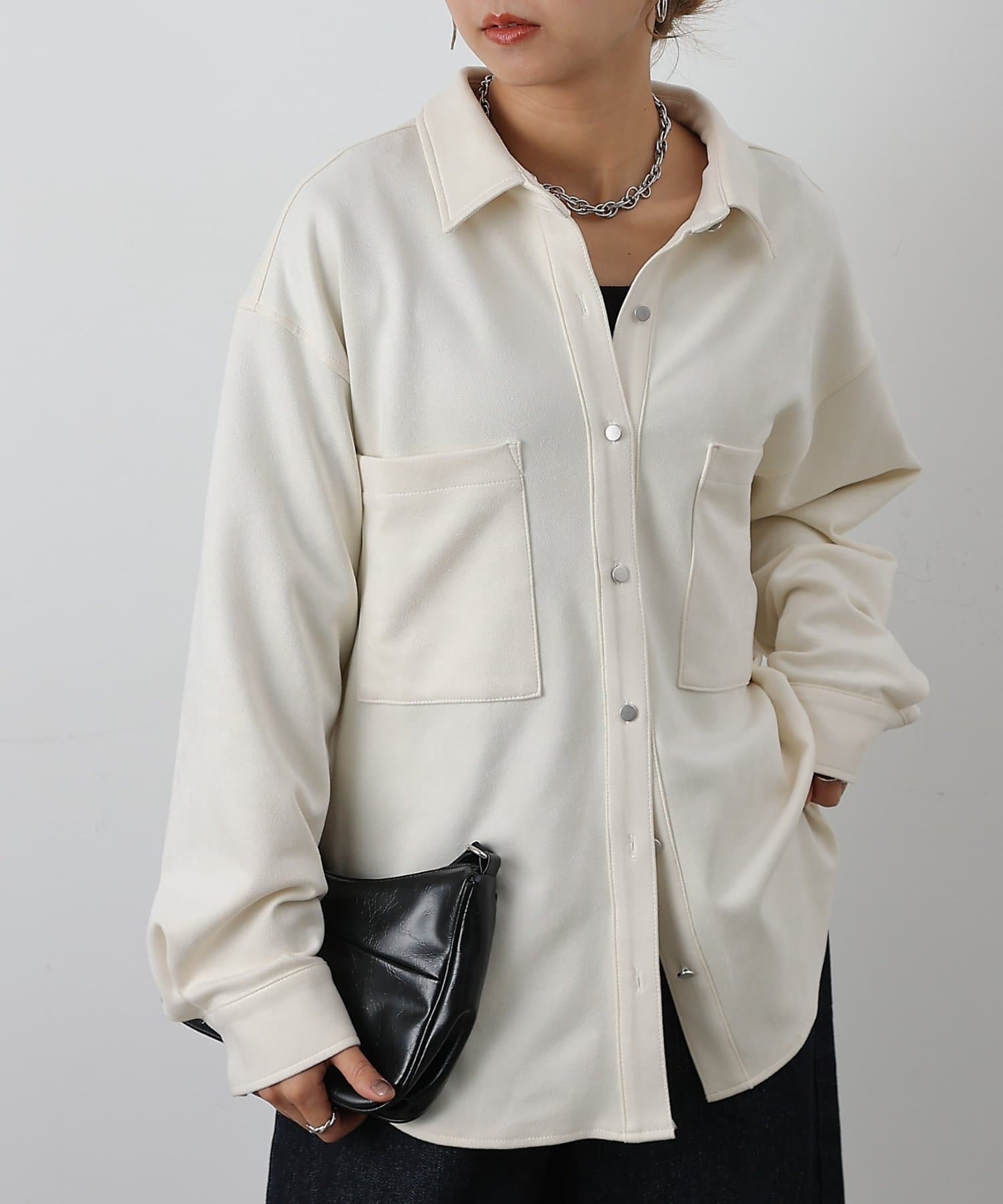 COLONY 2139(コロニー トゥーワンスリーナイン) スエードポンチシャツ