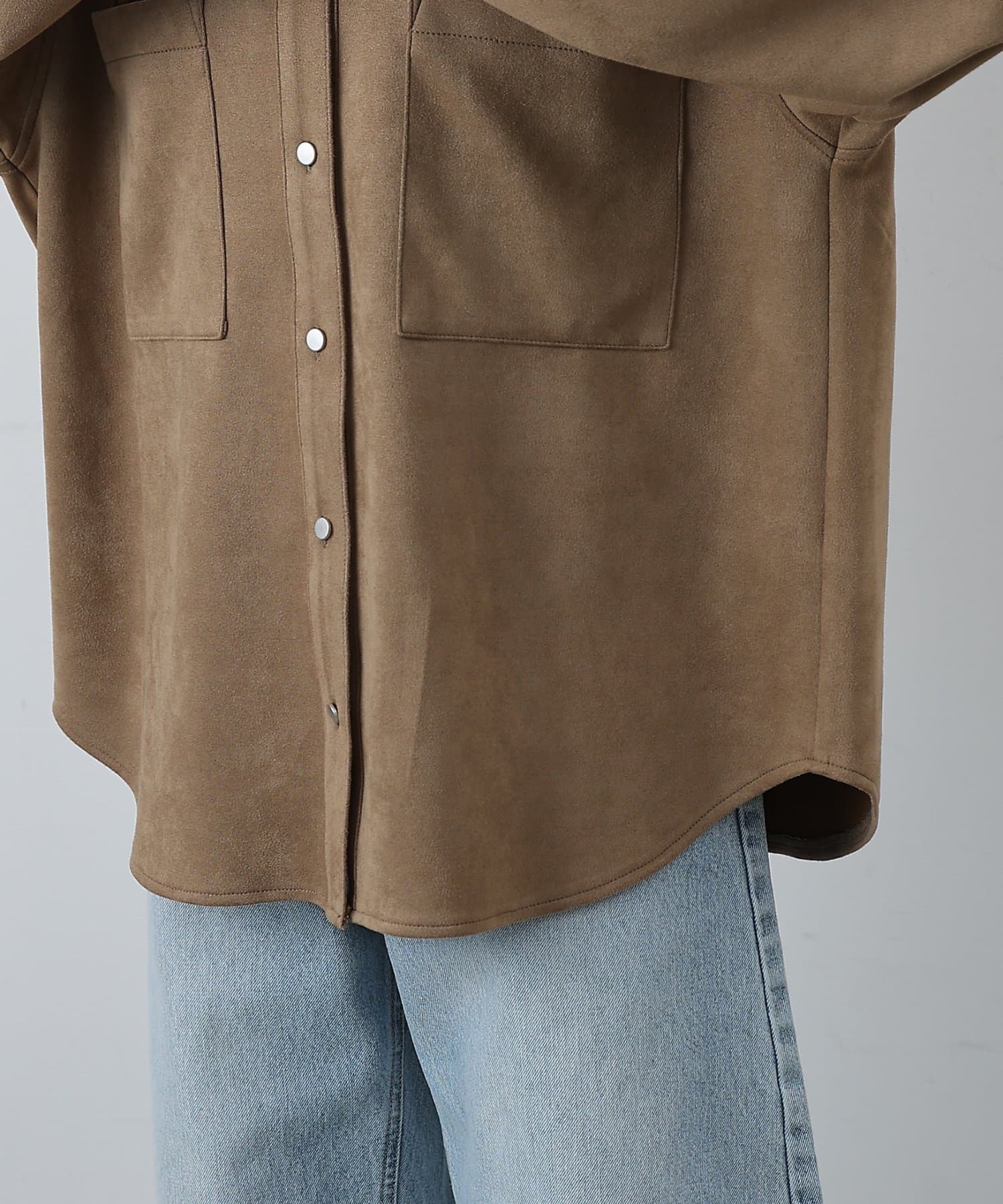 COLONY 2139(コロニー トゥーワンスリーナイン) スエードポンチシャツ