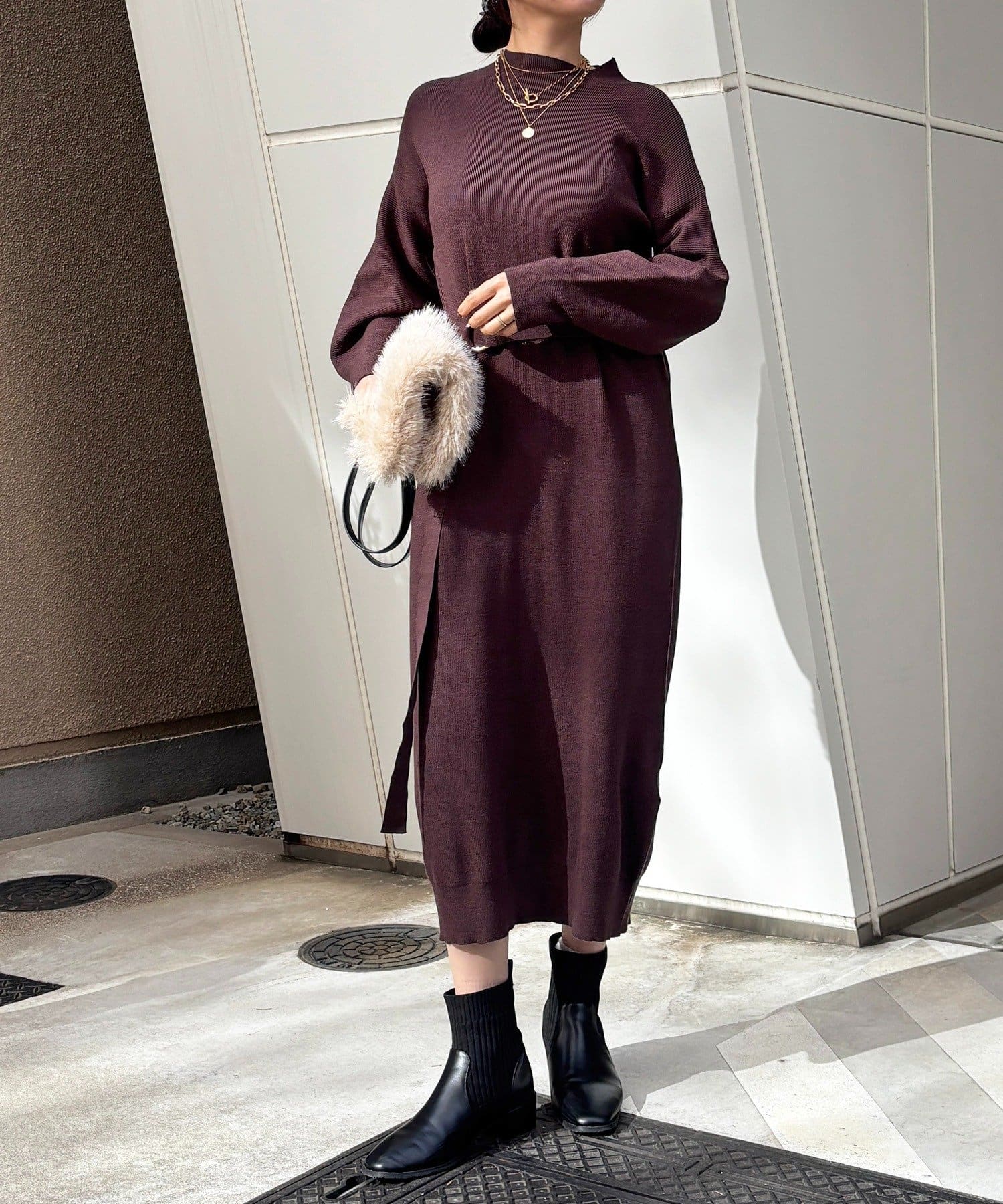 Croisiere(クロジエール) ベルト付きワンピース