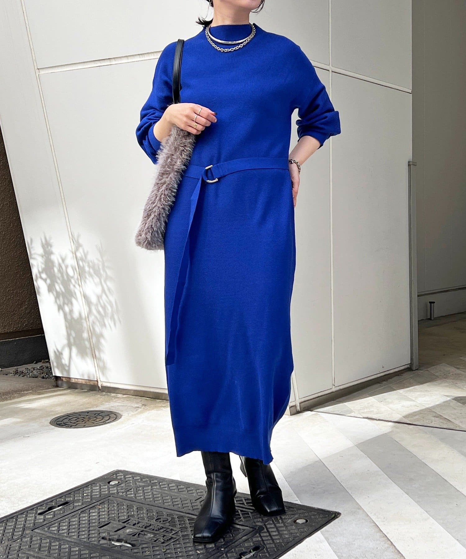 Croisiere(クロジエール) ベルト付きワンピース