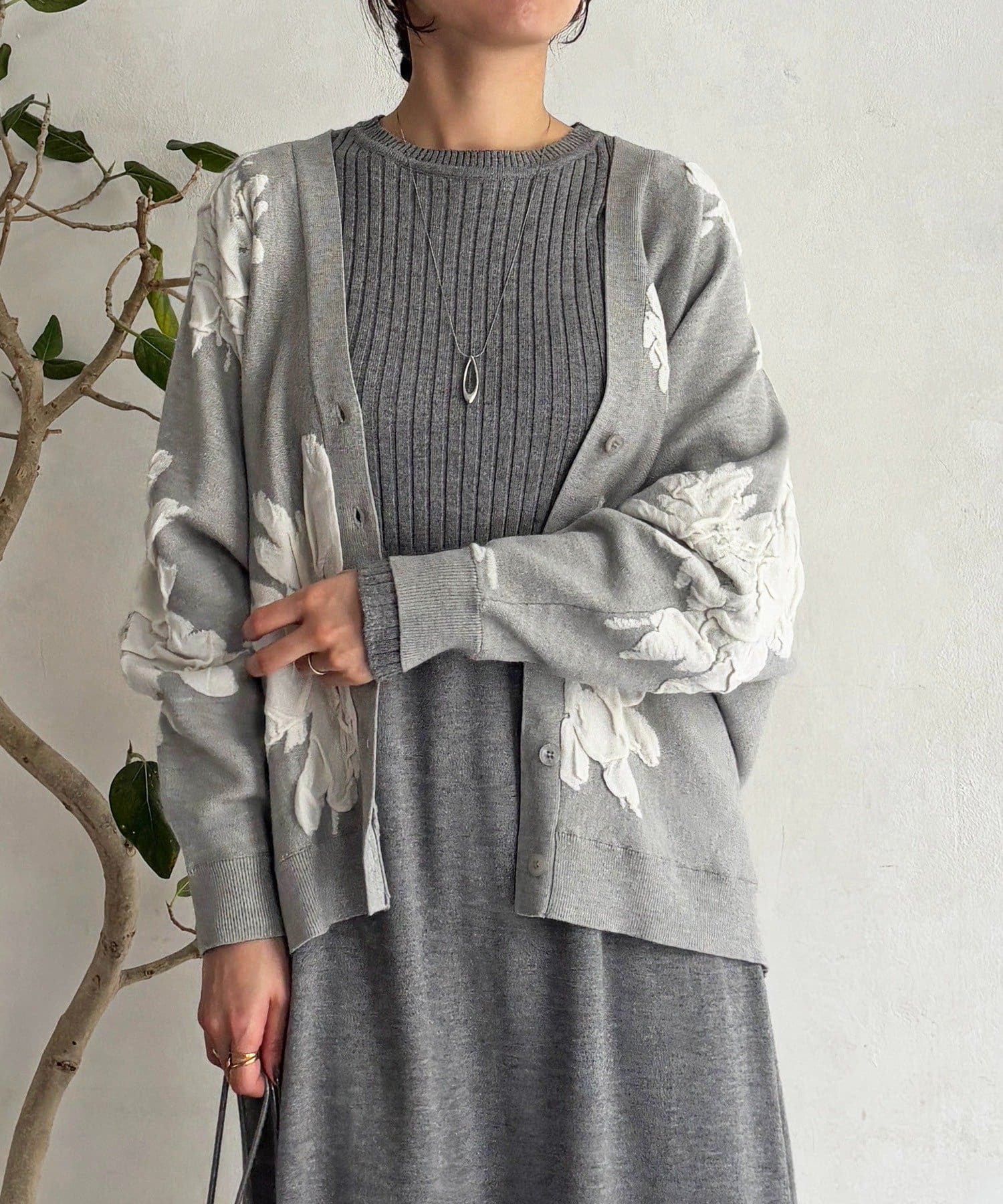 Croisiere(クロジエール) 花柄カーディガン