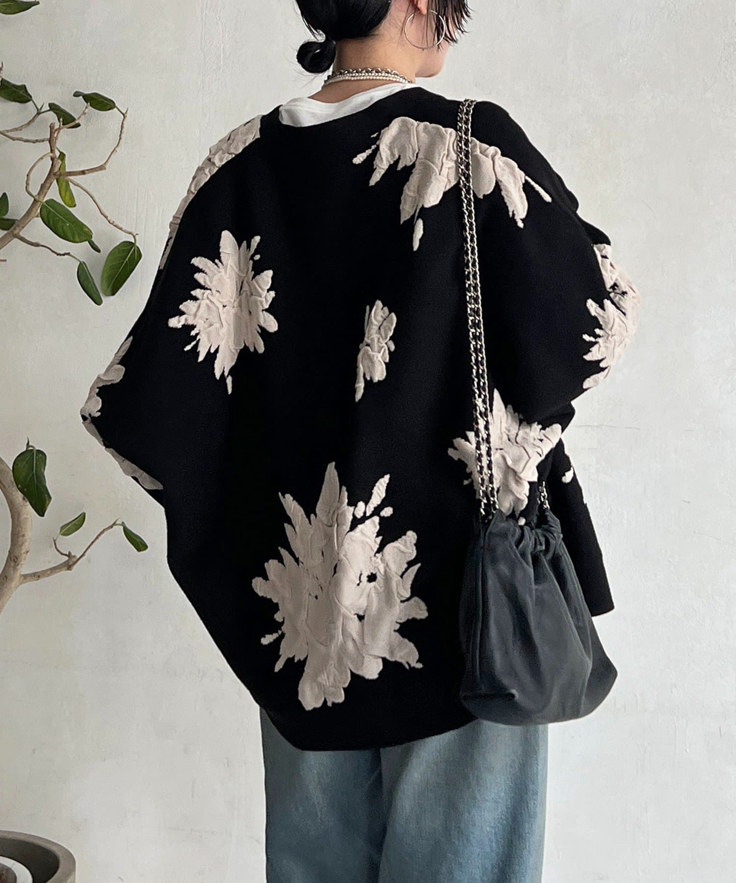 Croisiere(クロジエール) 花柄カーディガン