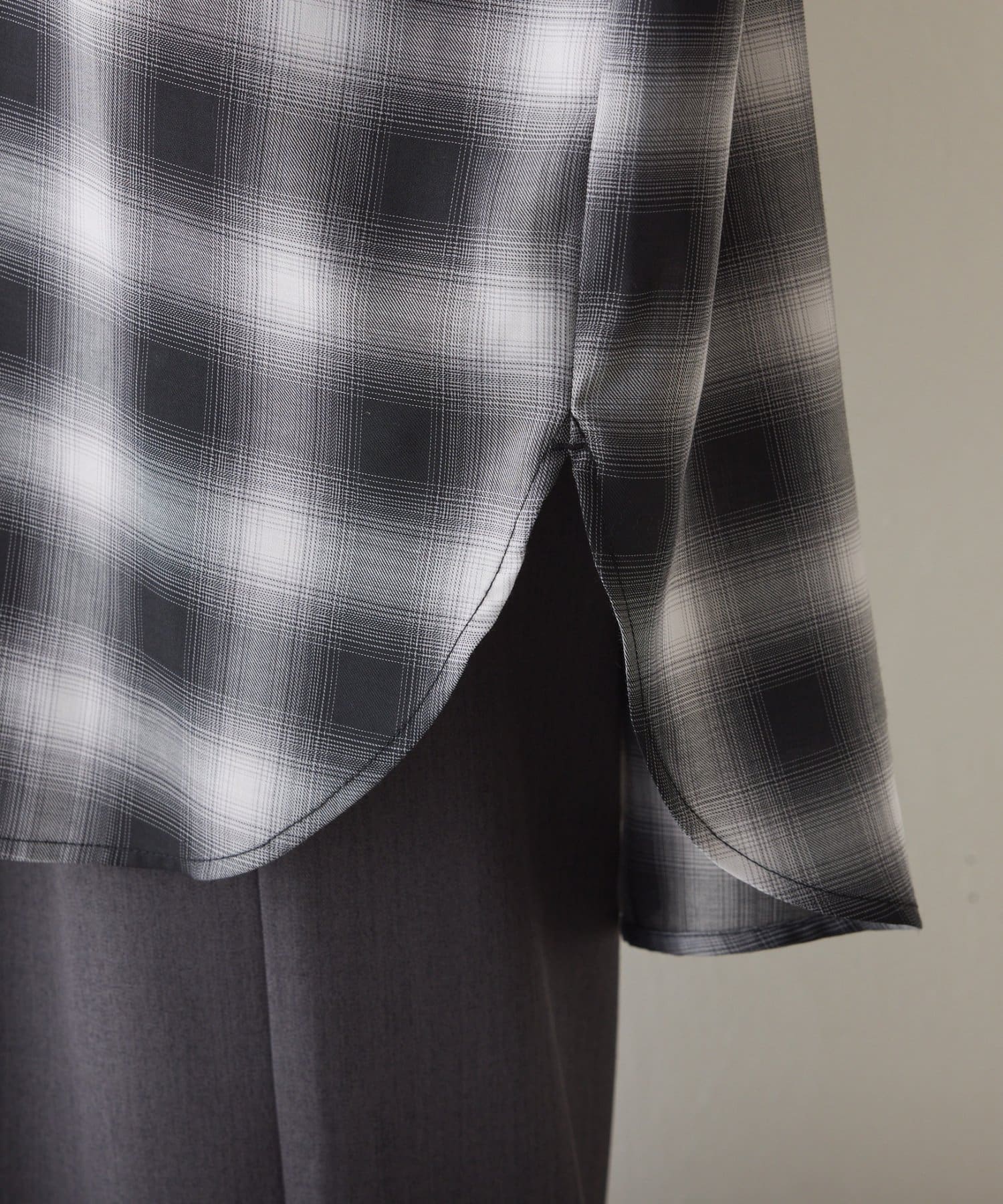 COLONY 2139(コロニー トゥーワンスリーナイン) チェック2WAYシャツ