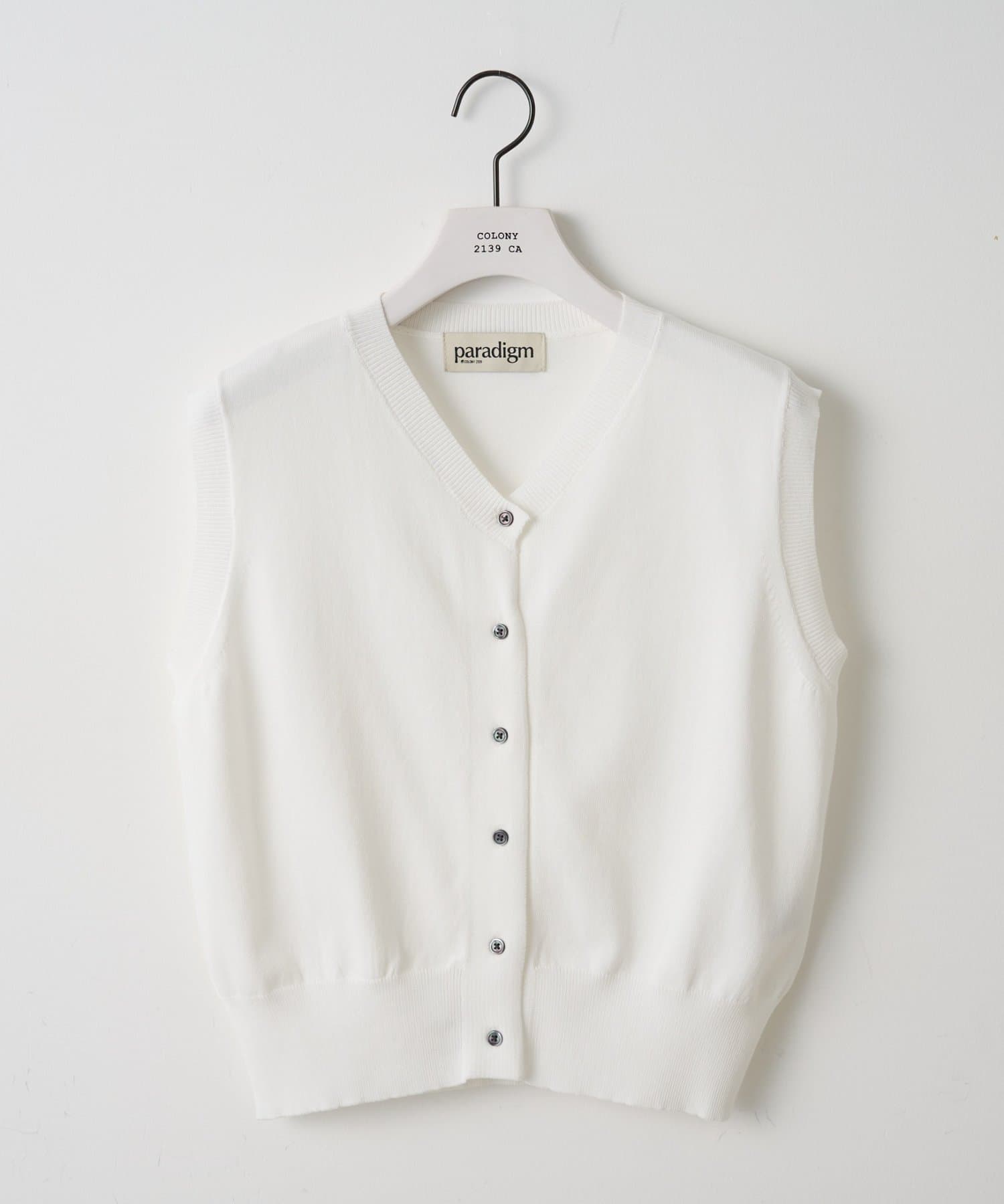 COLONY 2139(コロニー トゥーワンスリーナイン) 【paradigm】コットンモダールコンパクトベスト