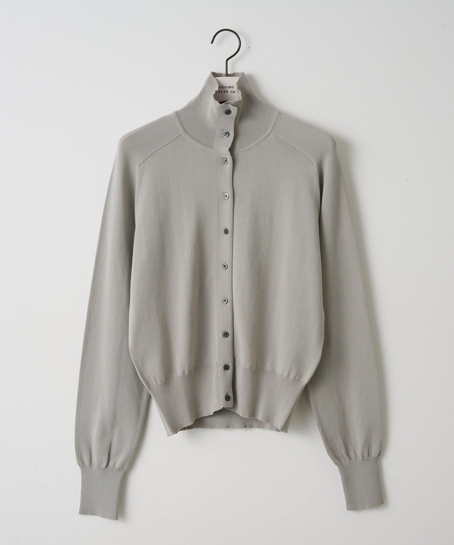 COLONY 2139(コロニー トゥーワンスリーナイン) 【paradigm】コットンモダール襟付ハイネックカーデ