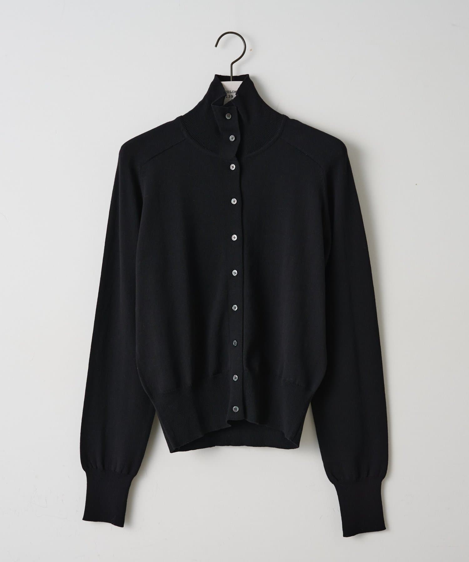 COLONY 2139(コロニー トゥーワンスリーナイン) 【paradigm】コットンモダール襟付ハイネックカーデ