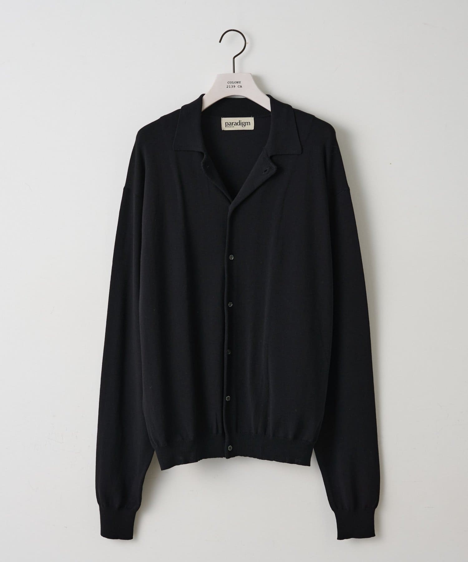 COLONY 2139(コロニー トゥーワンスリーナイン) 【paradigm】コットンモダール開襟シャツカーデU