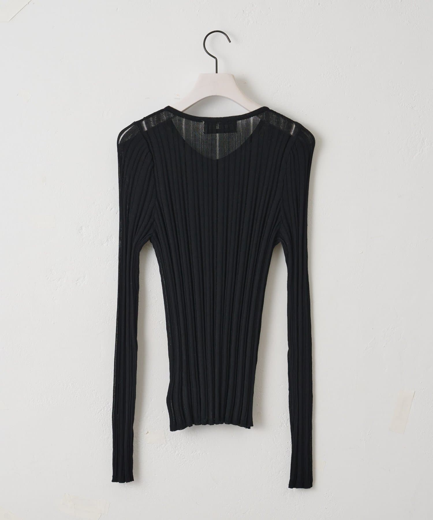 COLONY 2139(コロニー トゥーワンスリーナイン) 【paradigm】コットンモダール針抜シアーリブカーデ