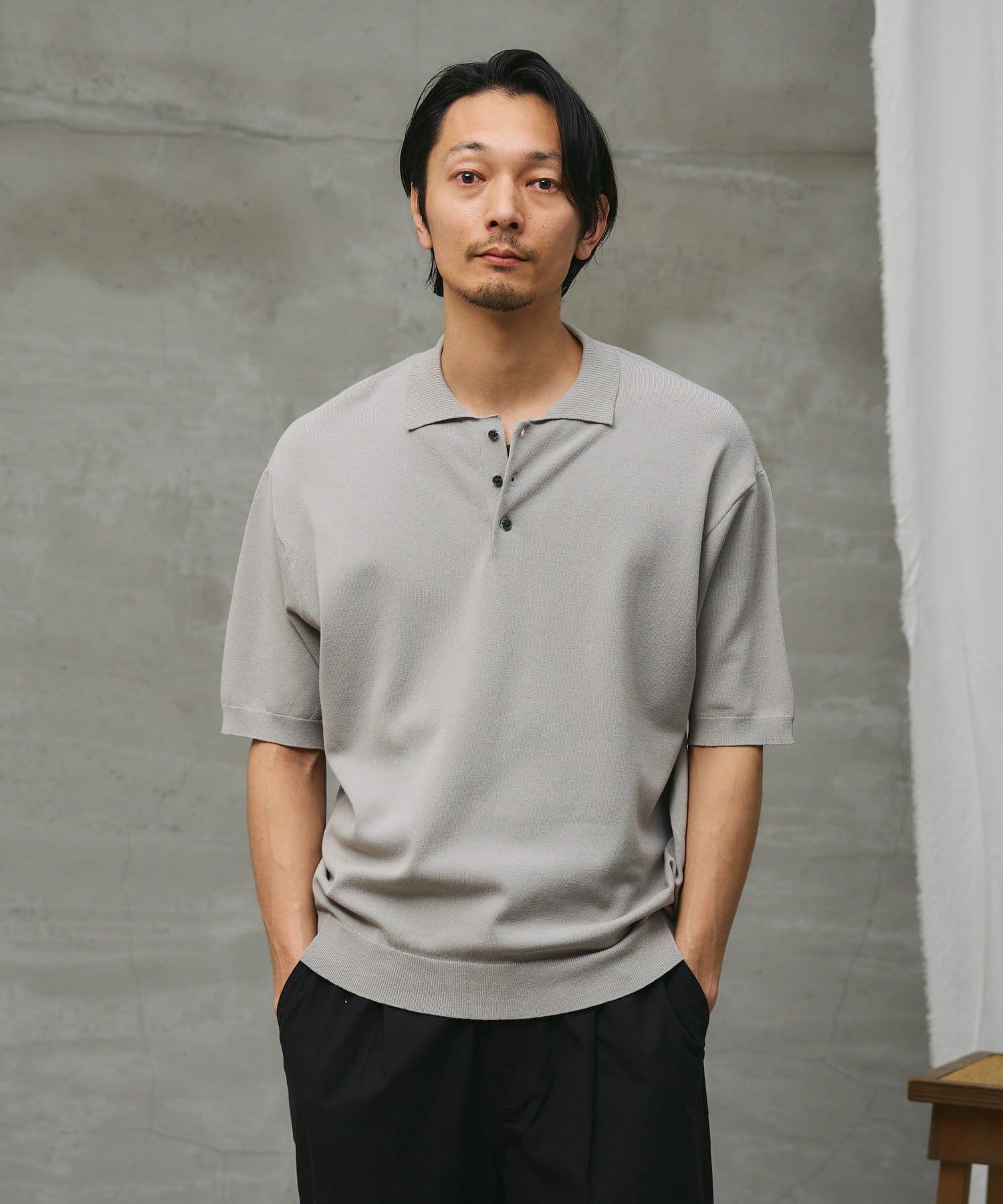 COLONY 2139(コロニー トゥーワンスリーナイン) 【paradigm】コットンモダールニットポロU