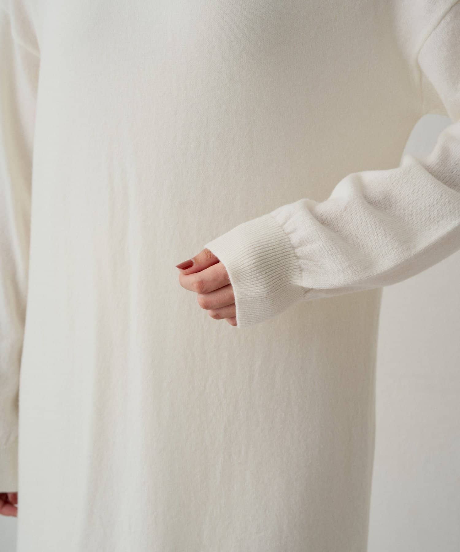 OUTLET(アウトレット) 【Loungedress】ウールカシミヤニットワンピース