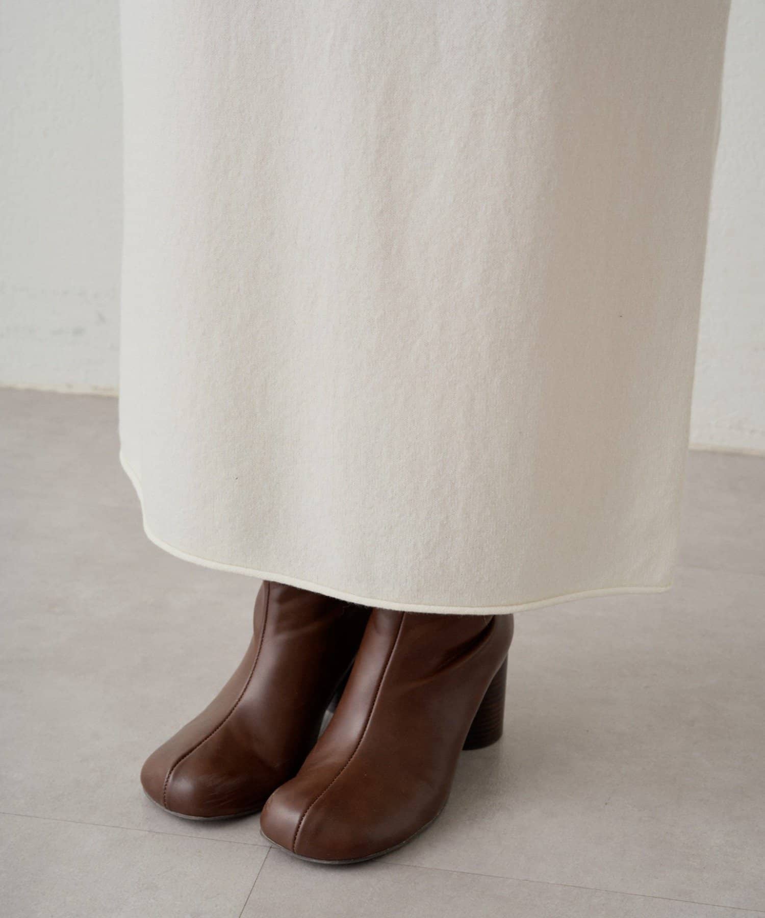 OUTLET(アウトレット) 【Loungedress】ウールカシミヤニットワンピース