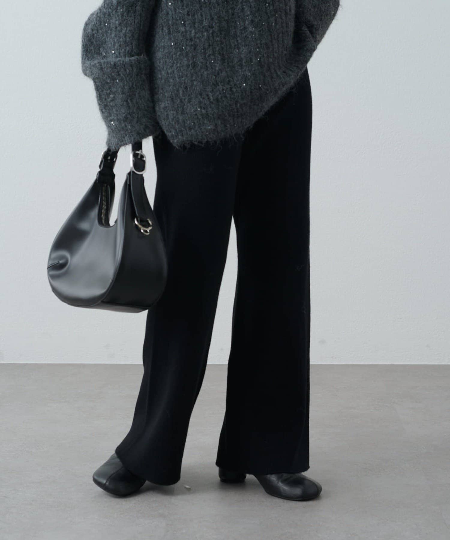 OUTLET(アウトレット) 【Lui's】ニットイージーパンツ