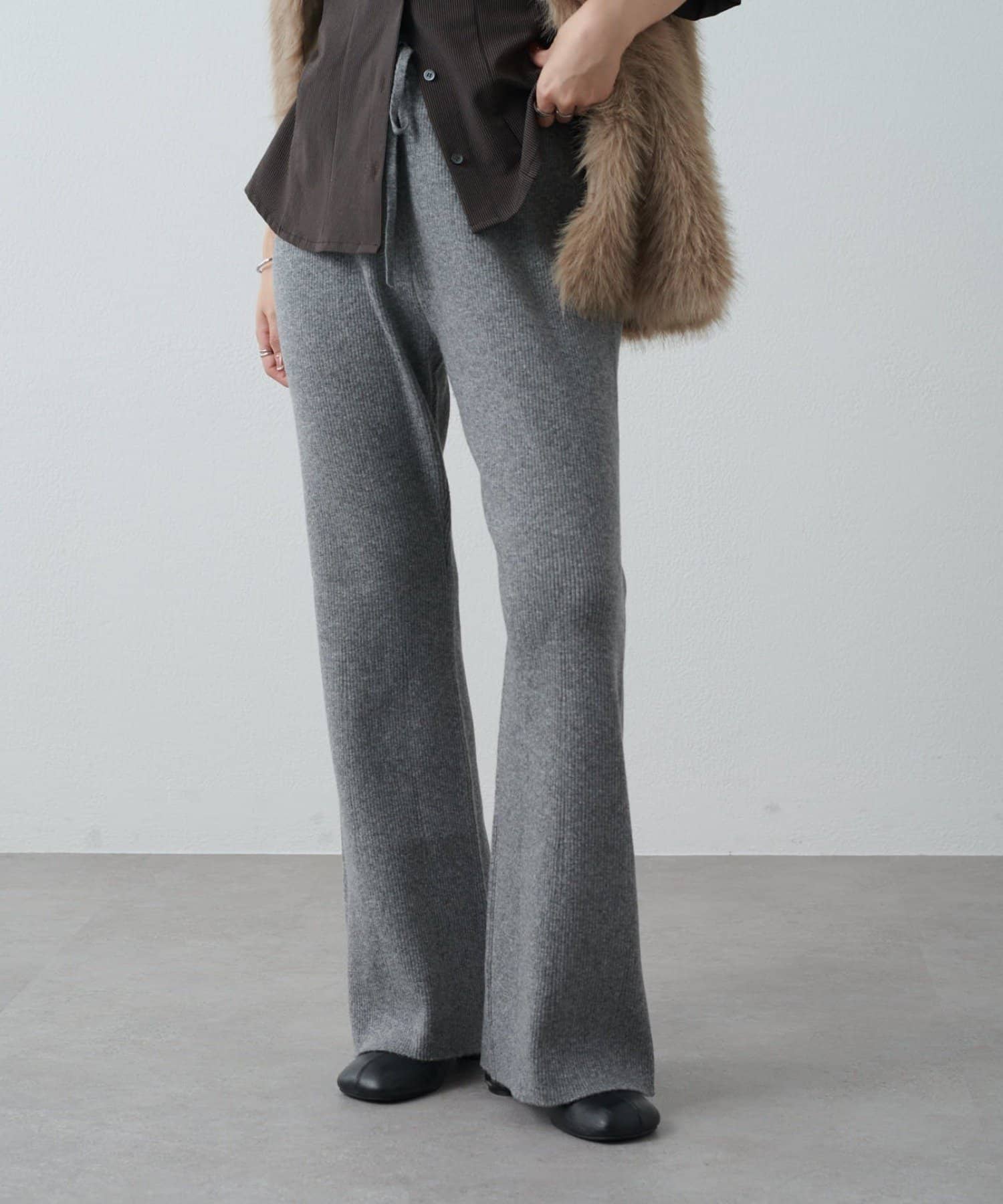 OUTLET(アウトレット) 【Lui's】ニットイージーパンツ