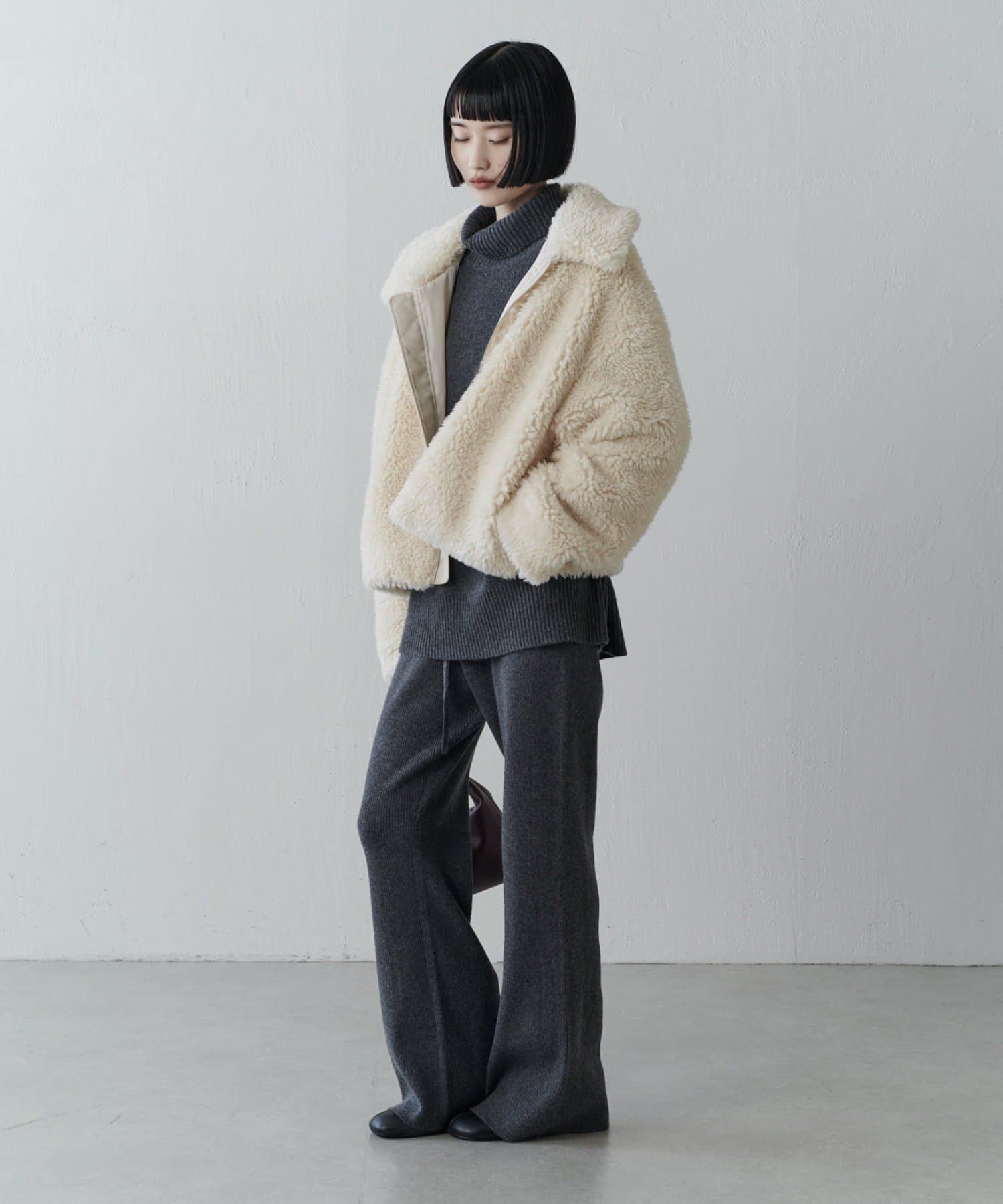 OUTLET(アウトレット) 【Lui's】ニットイージーパンツ