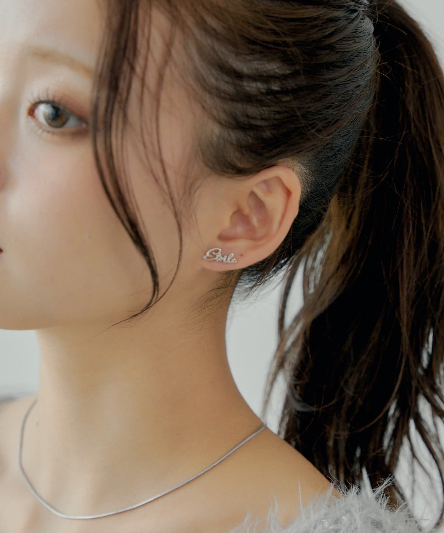 OUTLET(アウトレット) 【Chico】ロゴモチーフピアス