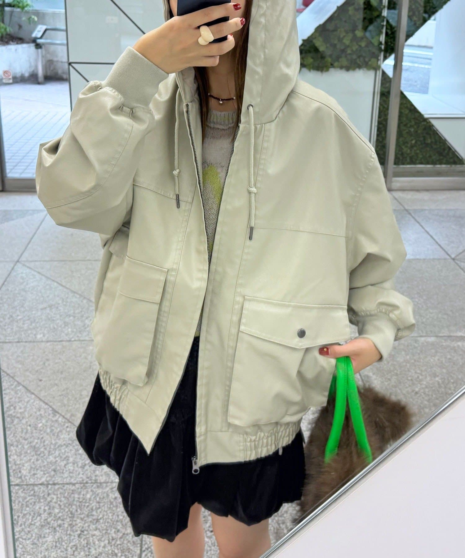 OUTLET(アウトレット) 【Ciaopanic】アクティブレザーパーカー