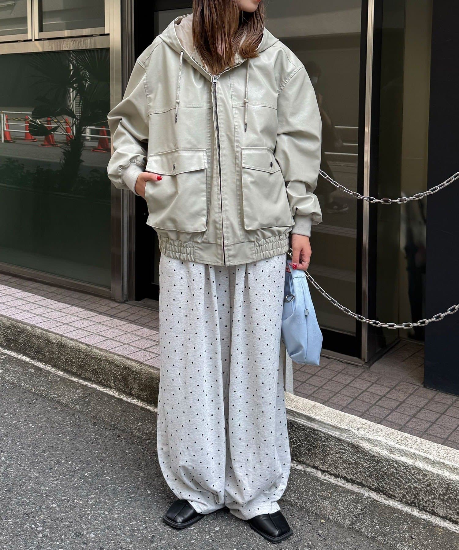 OUTLET(アウトレット) 【Ciaopanic】アクティブレザーパーカー