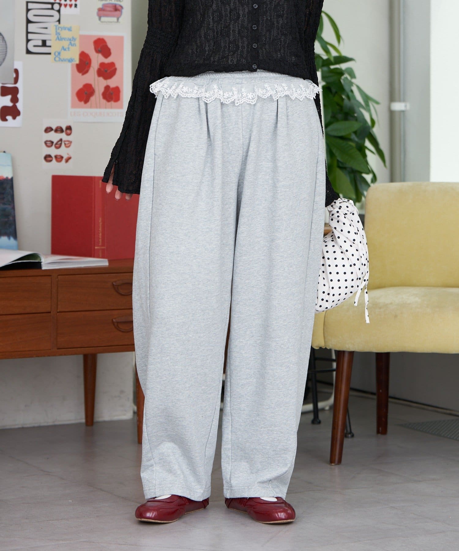 OUTLET(アウトレット) 【Ciaopanic】スウェットレースパンツ