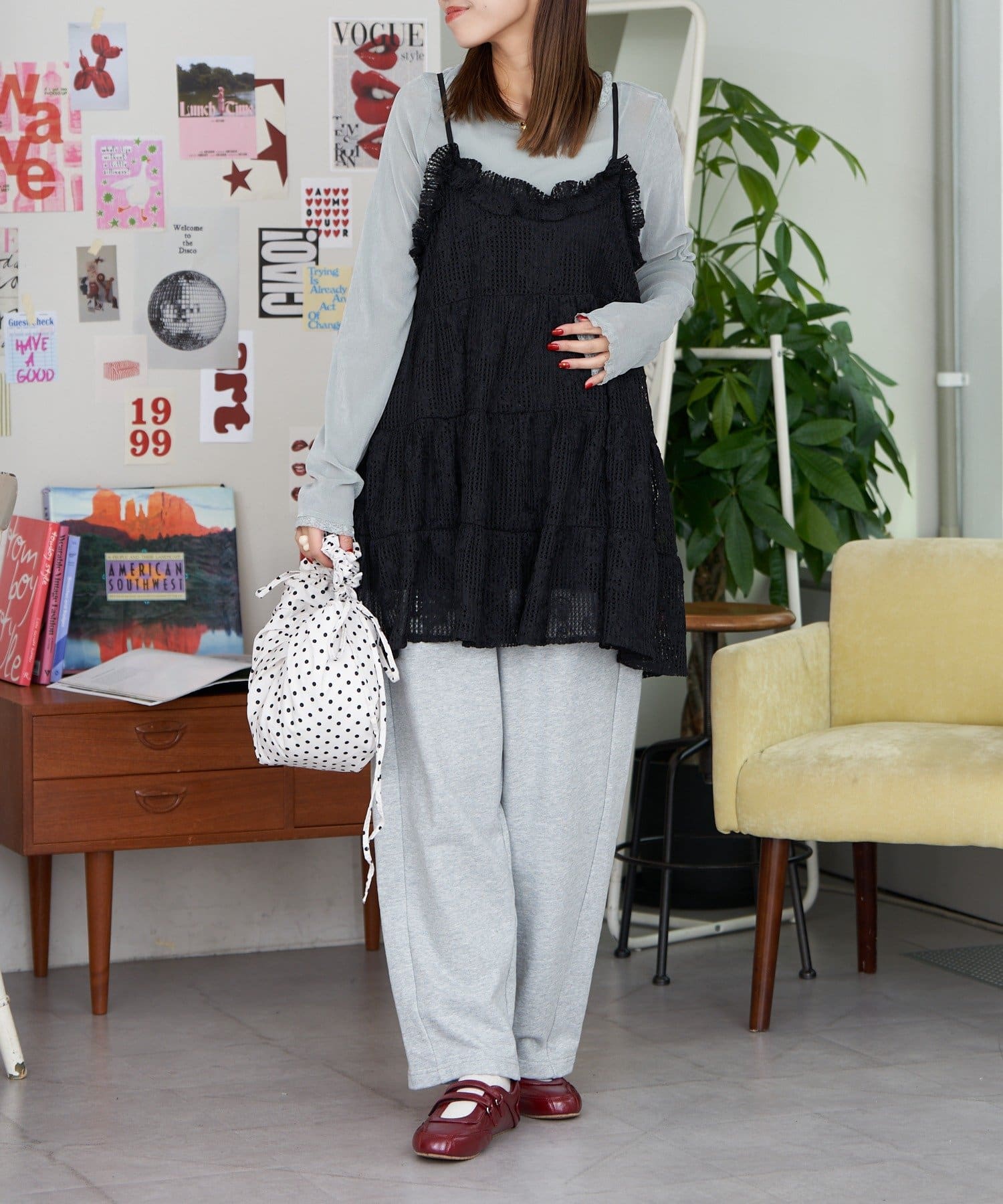 OUTLET(アウトレット) 【Ciaopanic】スウェットレースパンツ