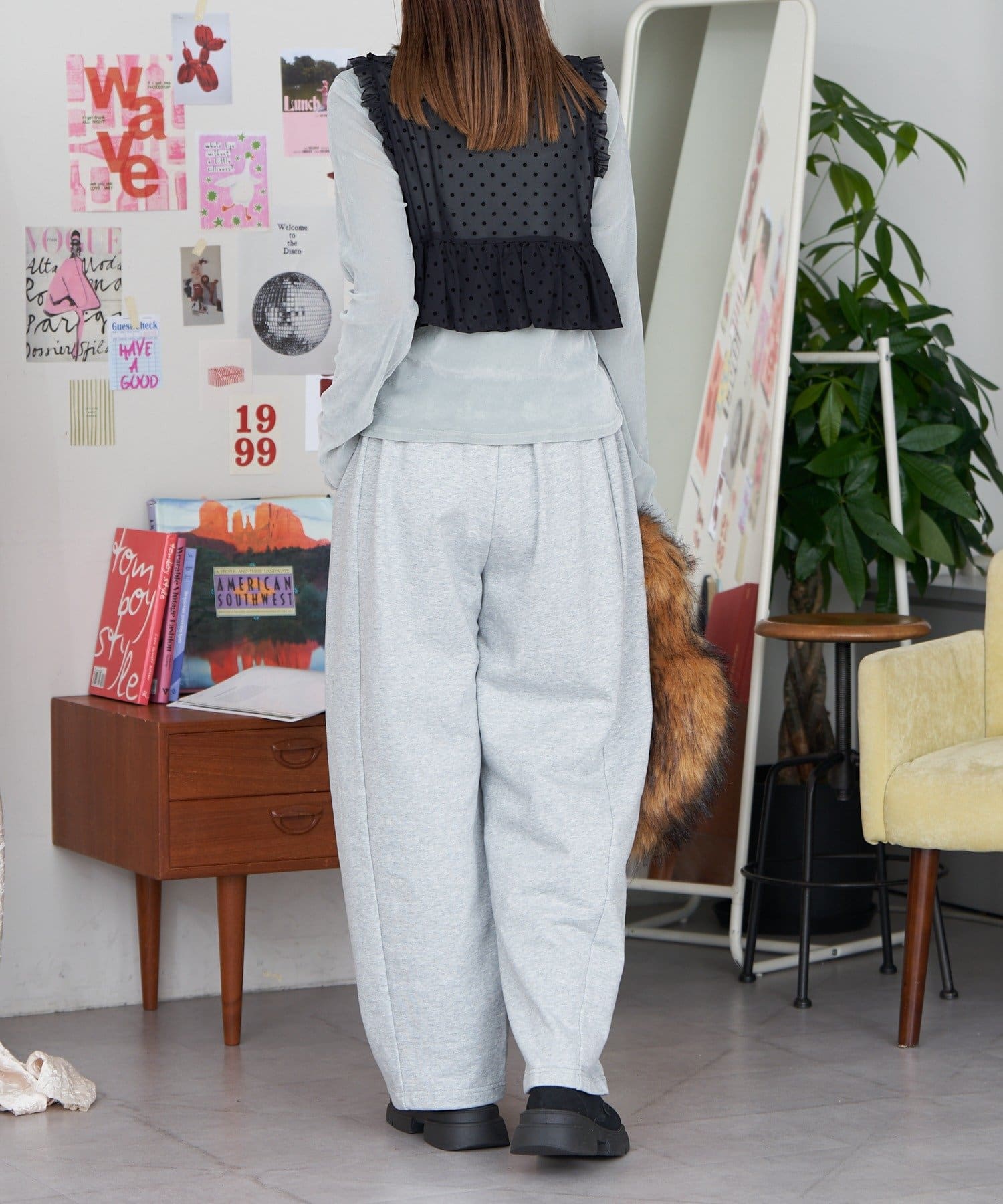 OUTLET(アウトレット) 【Ciaopanic】セットアイテムチュールビスチェ付きカットソー