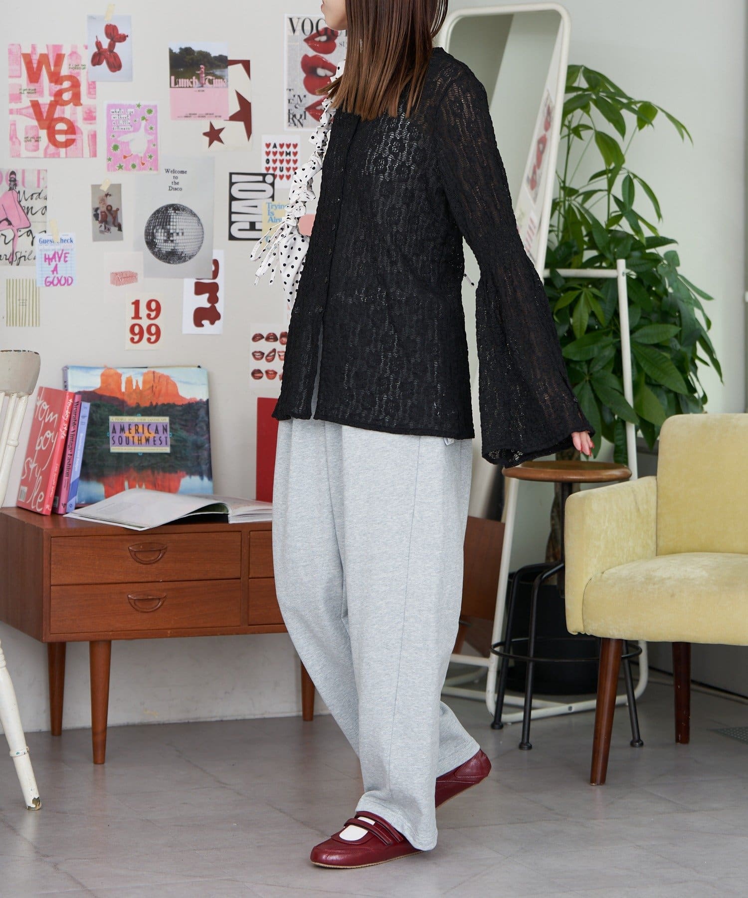 OUTLET(アウトレット) 【Ciaopanic】2WAYギャザーレーストップス