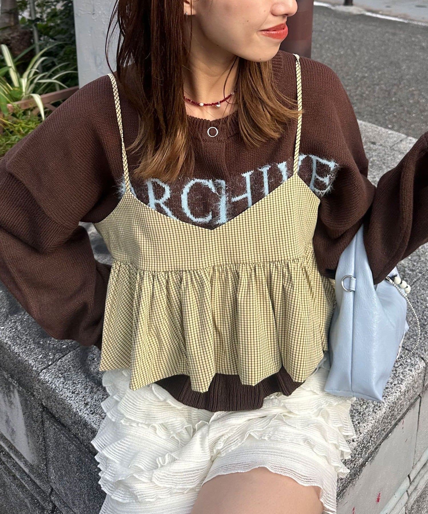 OUTLET(アウトレット) 【Ciaopanic】バルーンペプラムビスチェ