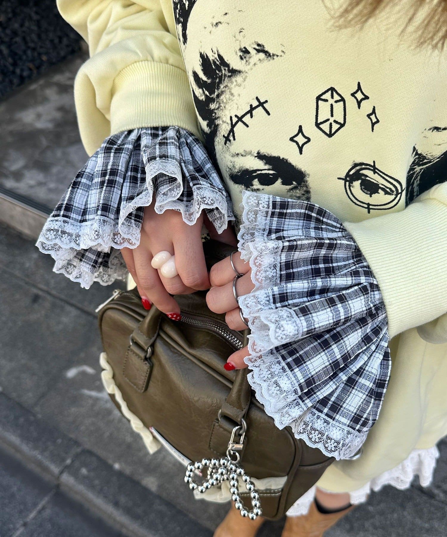 OUTLET(アウトレット) 【Ciaopanic】マルチWAYチェック付け袖