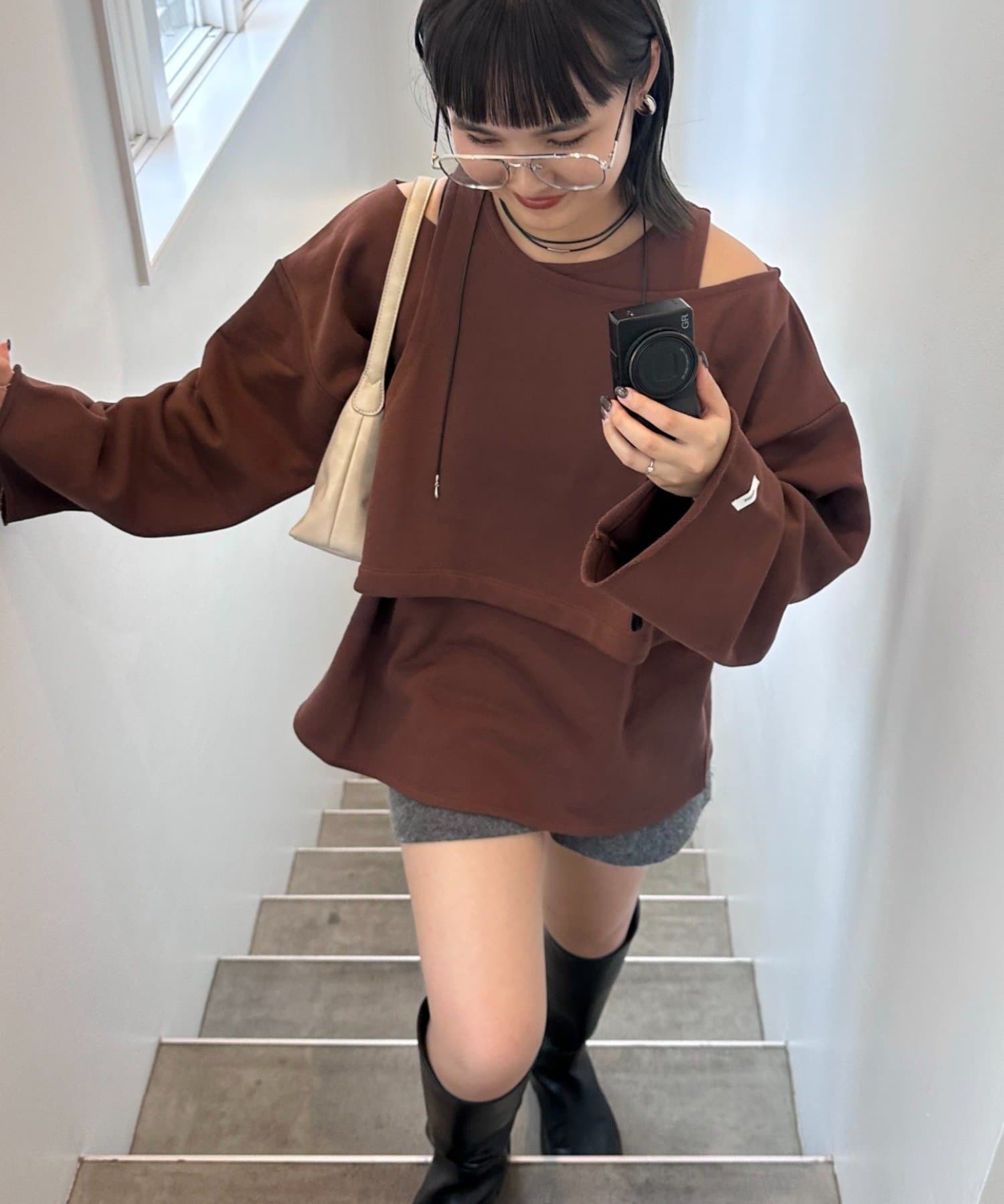 OUTLET(アウトレット) 【CIAOPANIC TYPY】アシメレイヤードライクオーバースウェット