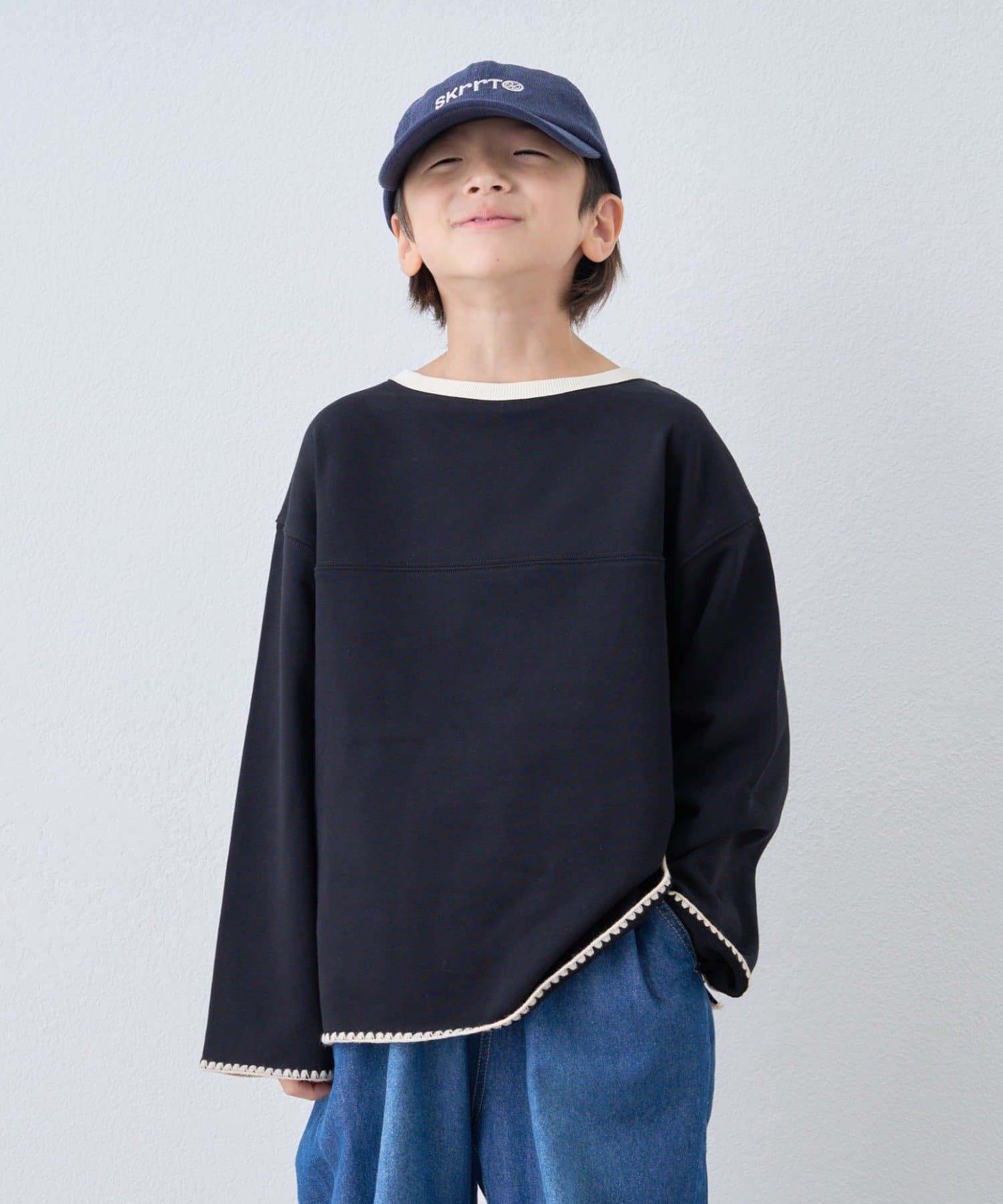 OUTLET(アウトレット) 【CIAOPANIC TYPY】ハマグリステッチ配色スウェット