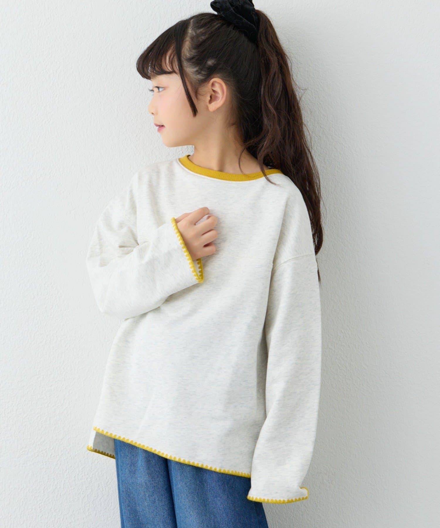 OUTLET(アウトレット) 【CIAOPANIC TYPY】ハマグリステッチ配色スウェット