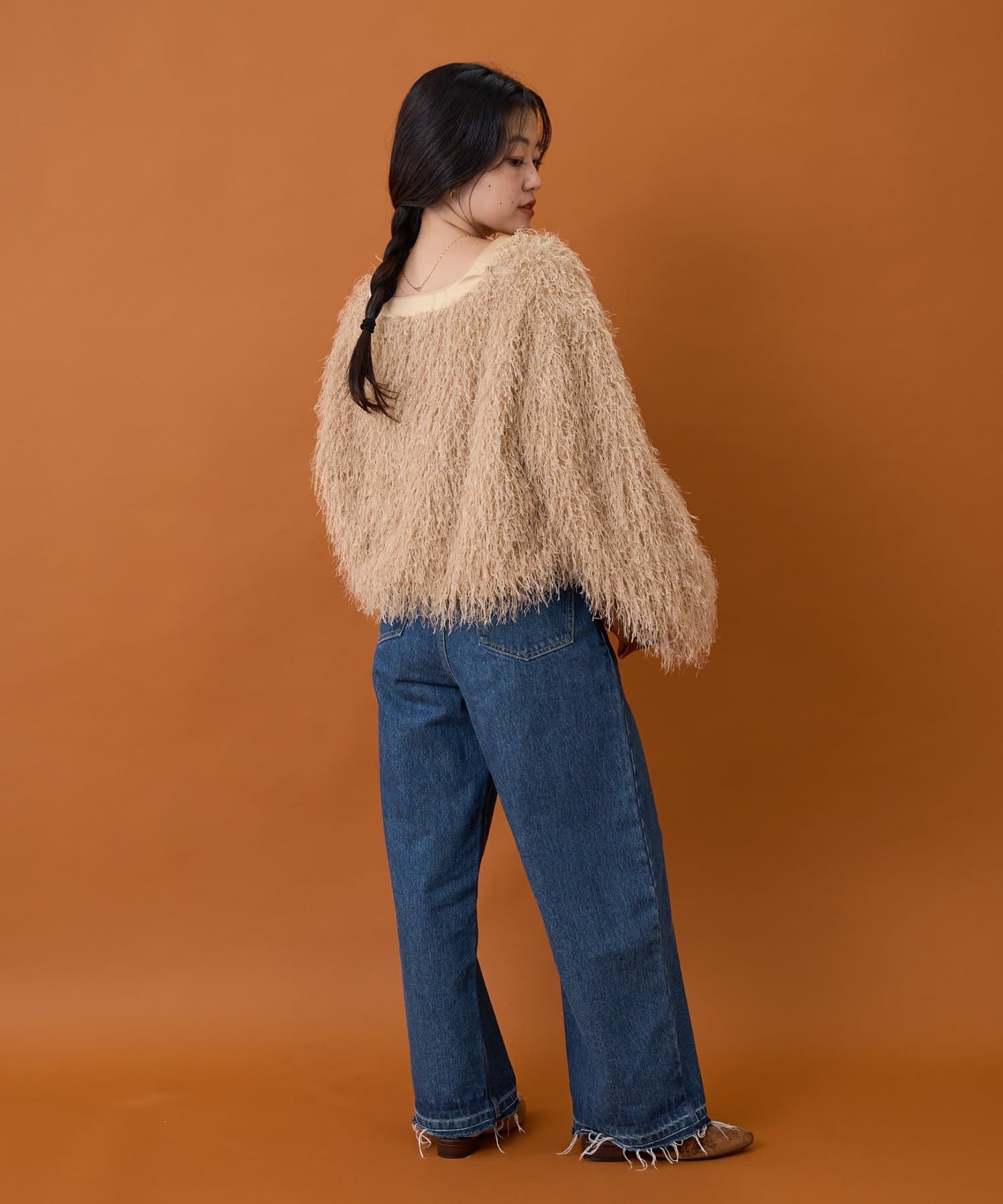 OUTLET(アウトレット) 【CIAOPANIC TYPY】VネックフェザーZIPジャケット