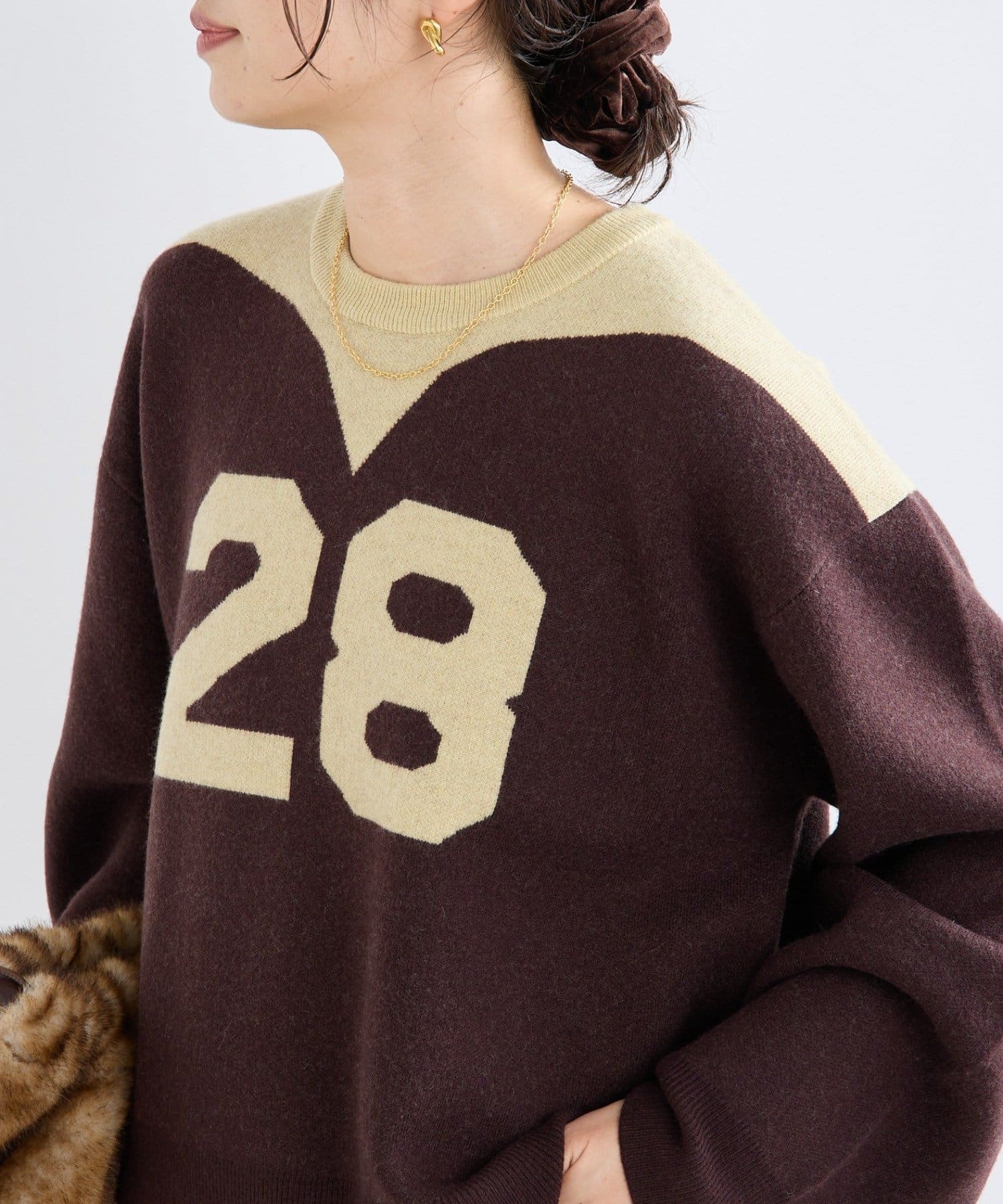 OUTLET(アウトレット) 【RIVE DROITE】ナンバリングニット