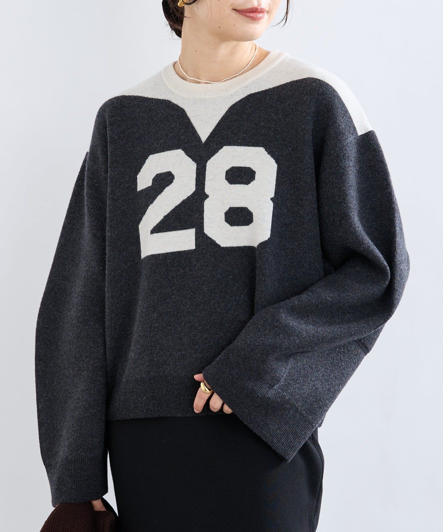 OUTLET(アウトレット) 【RIVE DROITE】ナンバリングニット