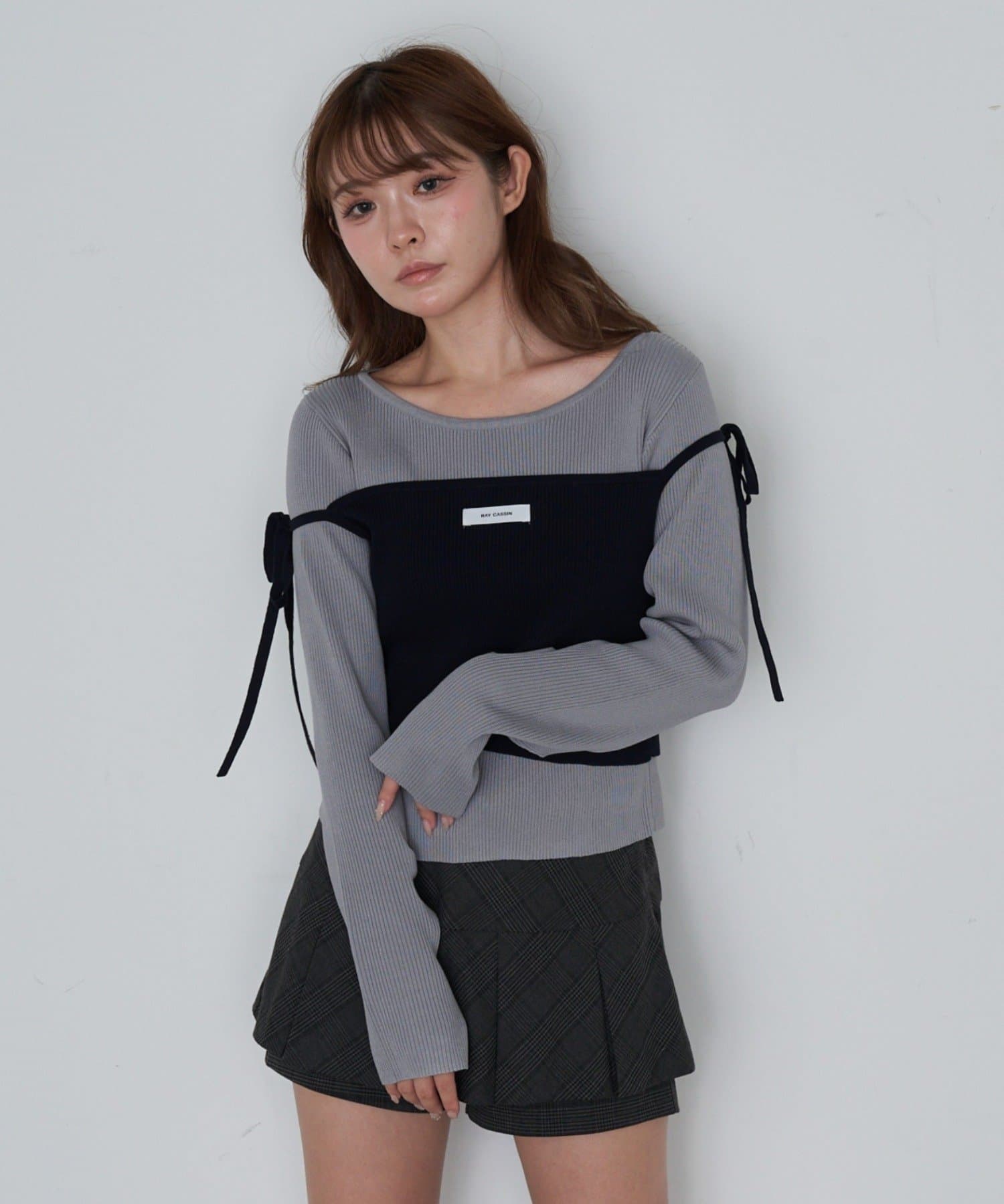 OUTLET(アウトレット) 【RAY CASSIN】レイヤードキャミセット