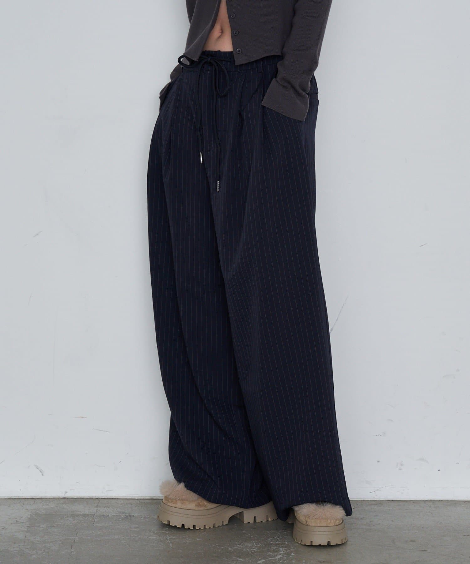 OUTLET(アウトレット) 【RAY CASSIN】スラックスイージーパンツ