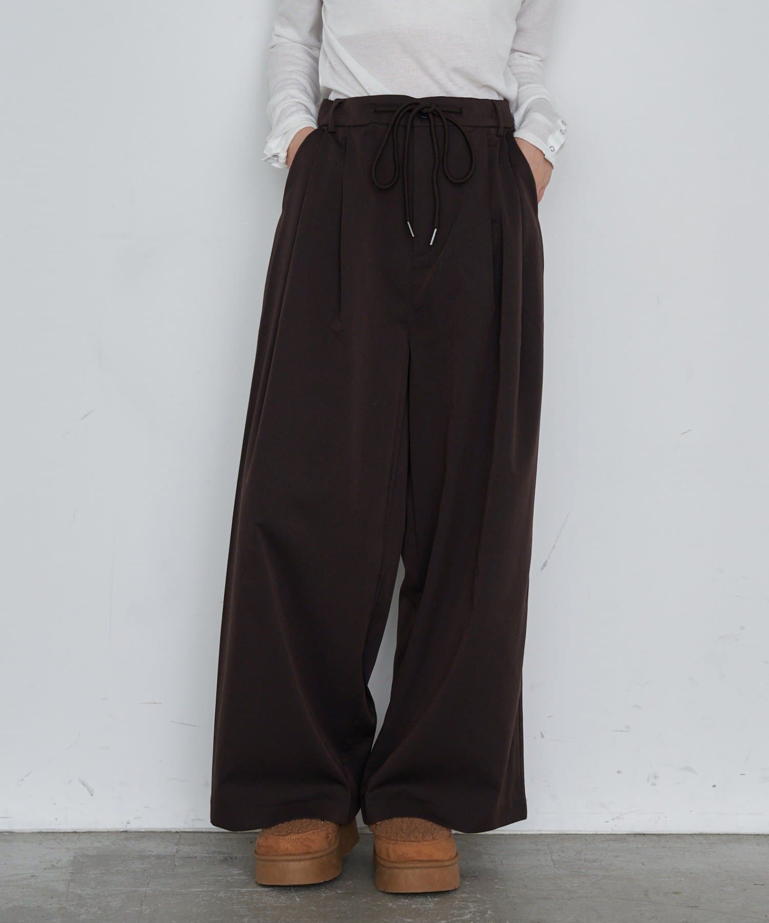 OUTLET(アウトレット) 【RAY CASSIN】スラックスイージーパンツ