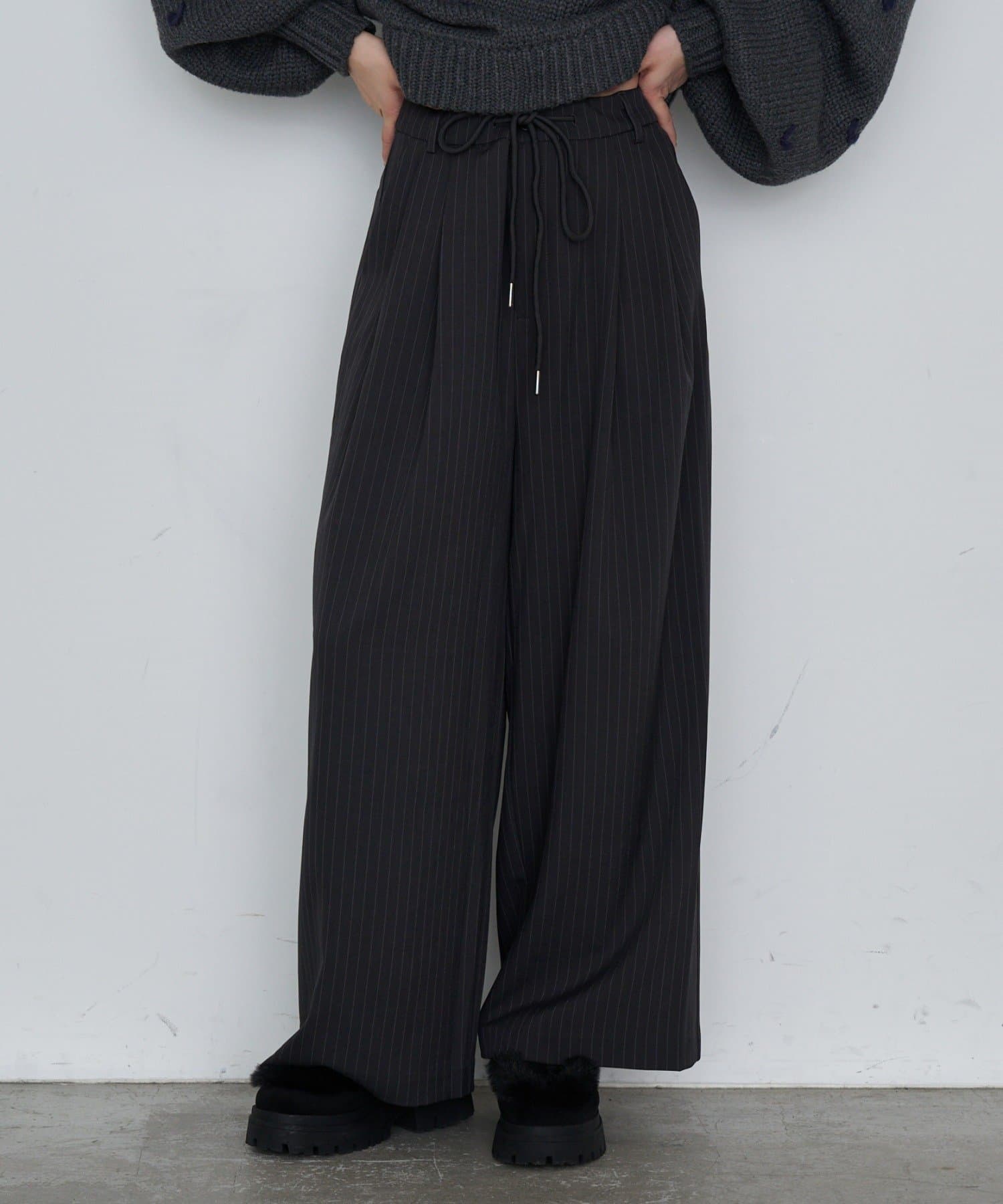 OUTLET(アウトレット) 【RAY CASSIN】スラックスイージーパンツ