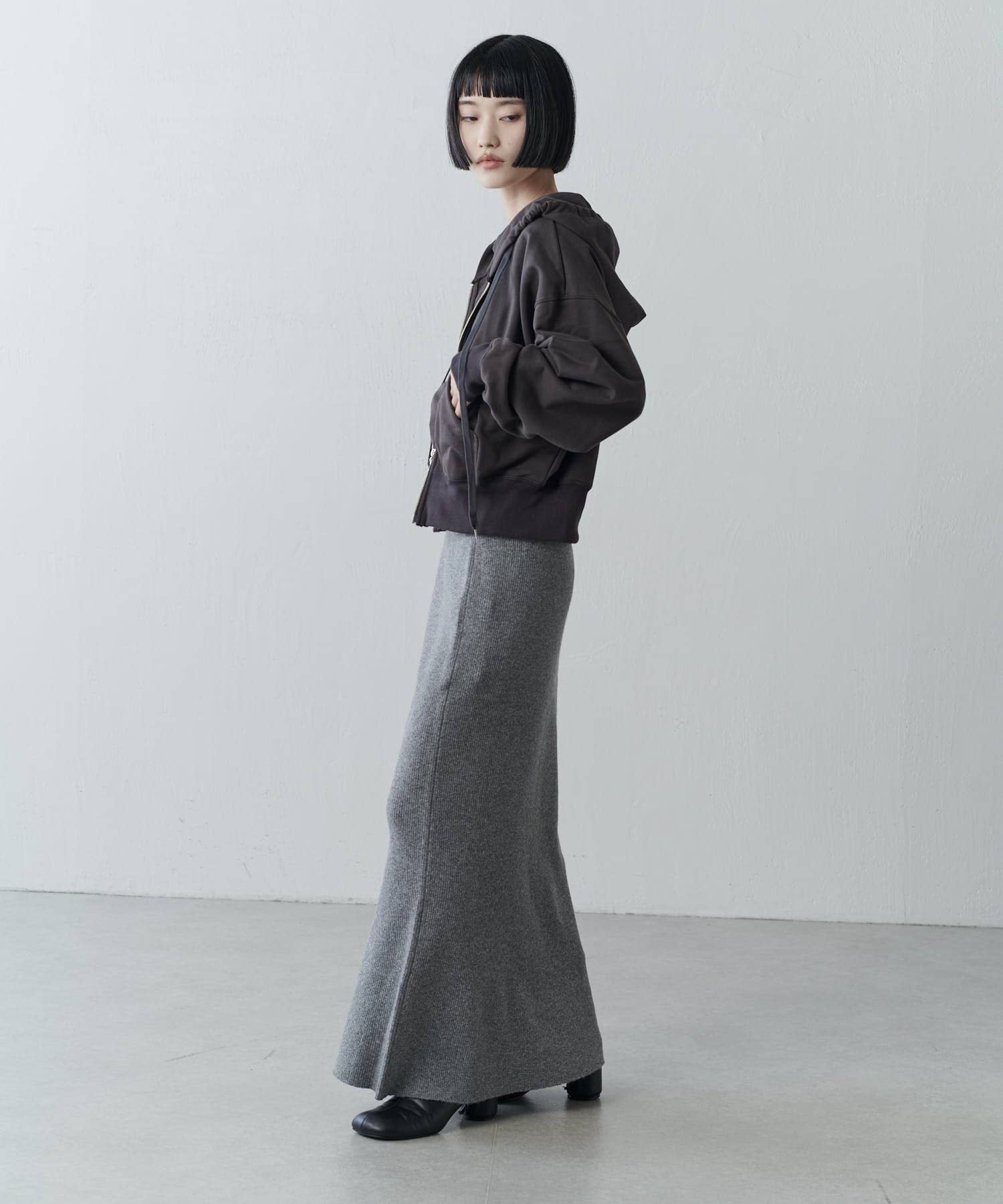 OUTLET(アウトレット) 【Lui's】ニットフレアスカート